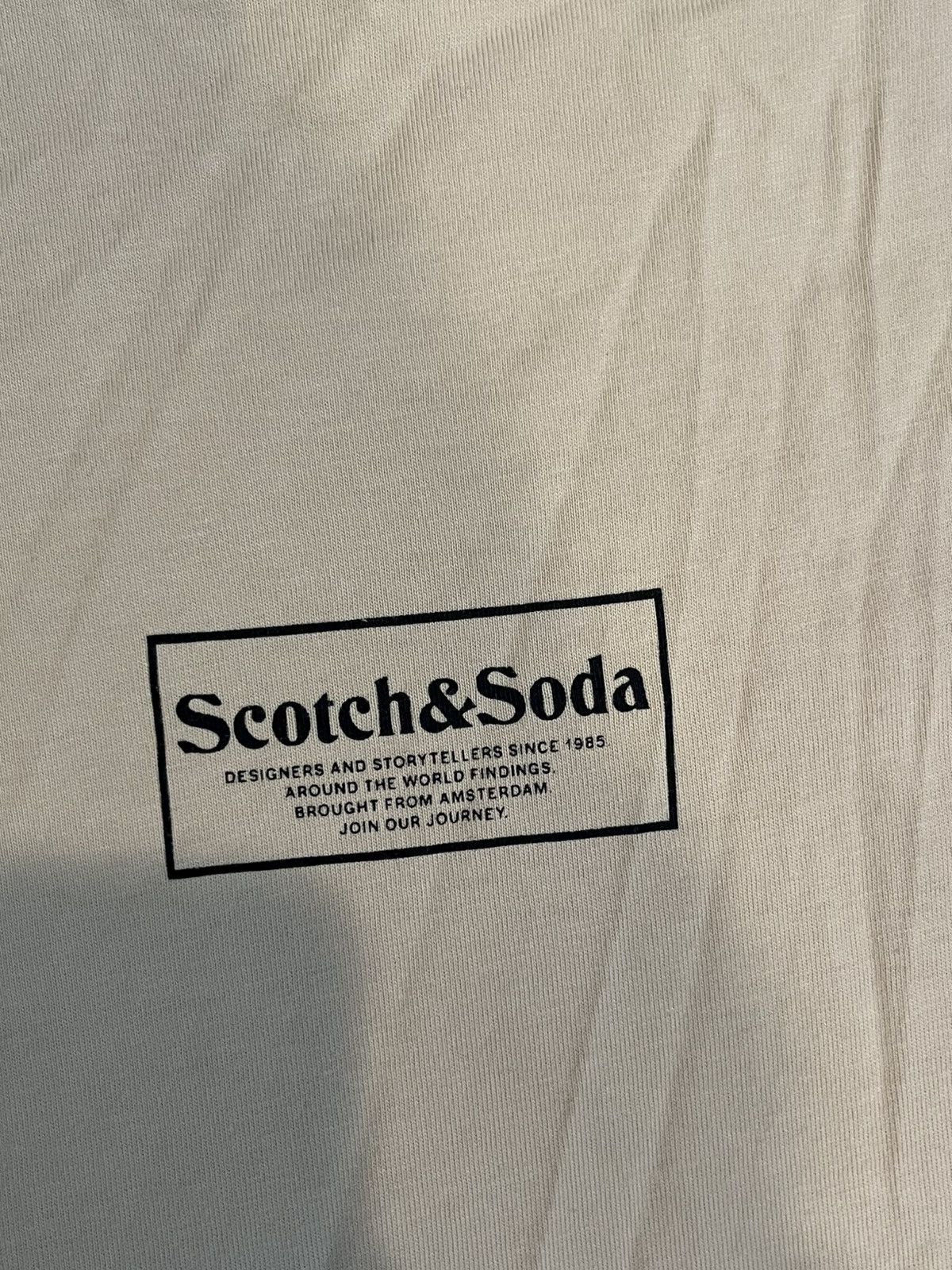 Scotch & Soda Scotch & Soda cream graphic logo tee Size US M / EU 48-50 / 2 - 2 Thumbnail