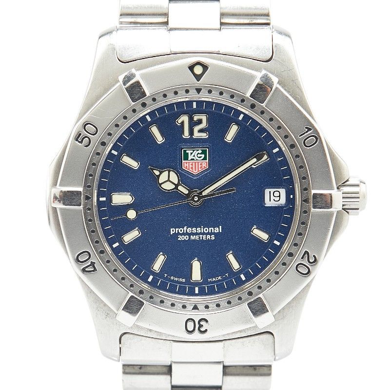 Tag Heuer Tag Heuer Professional Quartz Watch Wk1113 Metal Quartz Wk1113 in Silver, Men's