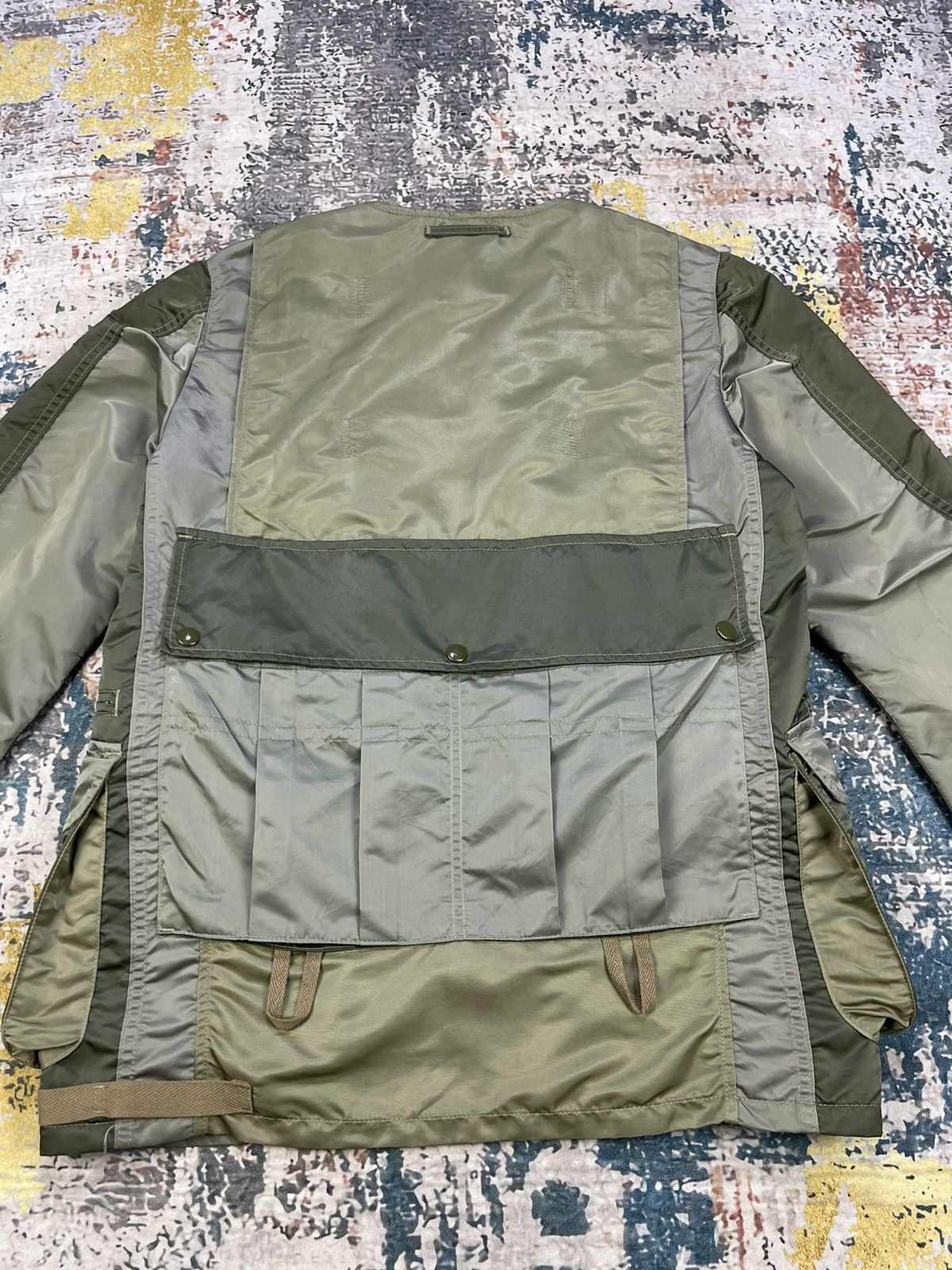 Vintage SEVESKIG Upcycle Rebear Military Jackets Size US M / EU 48-50 / 2 - 4 Thumbnail