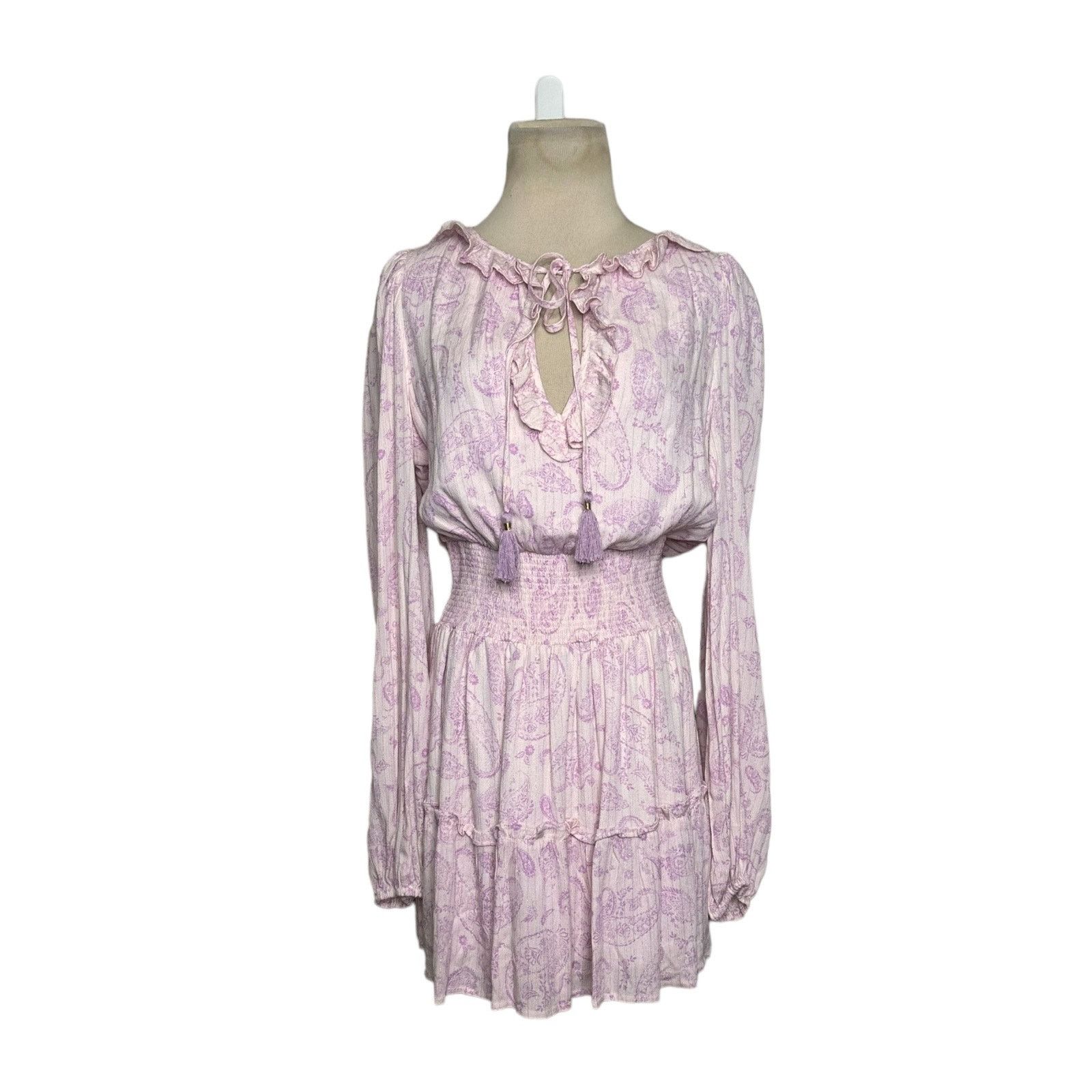 House of Harlow House oh Harlow 1960 Paisley boho chic mini dress size small Size S / US 4 / IT 40 - 6 Thumbnail