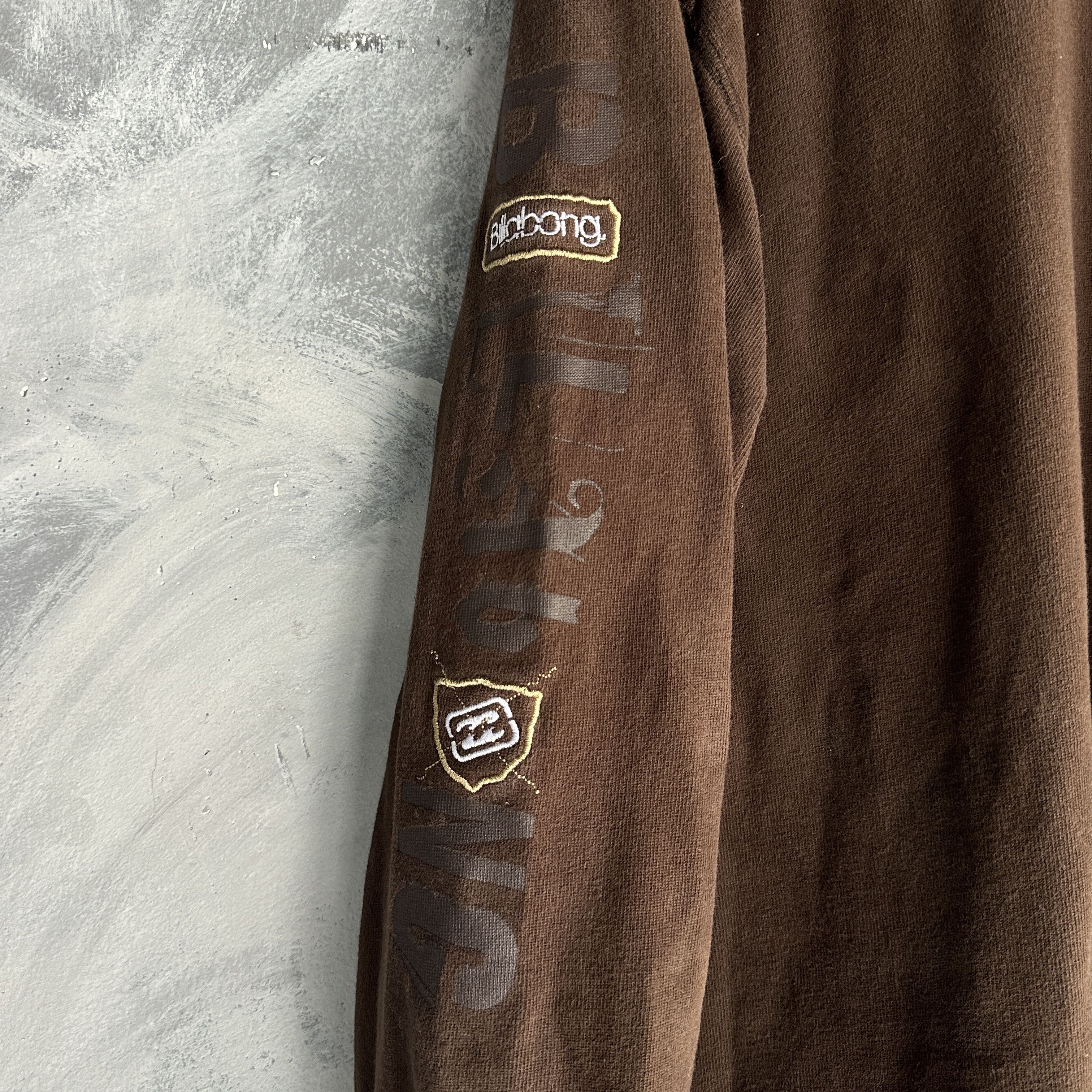 Billabong Vintage Billabong Sweater Mens Sleeve Hits Y2K Graphic Surf Size US XL / EU 56 / 4 - 11 Thumbnail