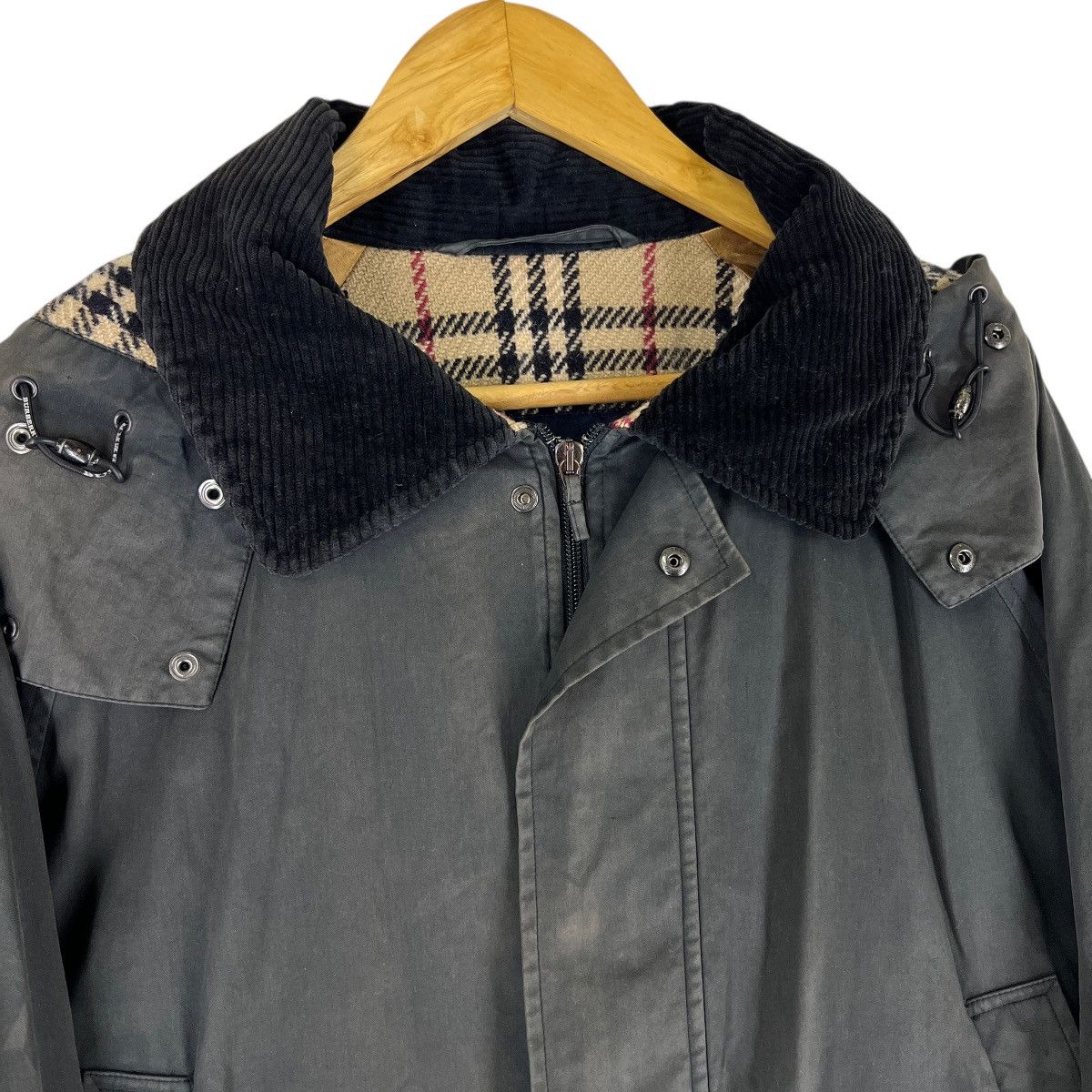 Burberry Vintage Burberry Dyed Parka Jacket Size US L / EU 52-54 / 3 - 8 Thumbnail