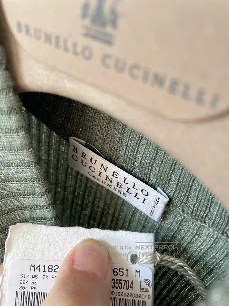 Brunello Cucinelli Brunello Cucinelli Matcha green fully rose gold sequined c Size M / US 6-8 / IT 42-44 - 4 Thumbnail