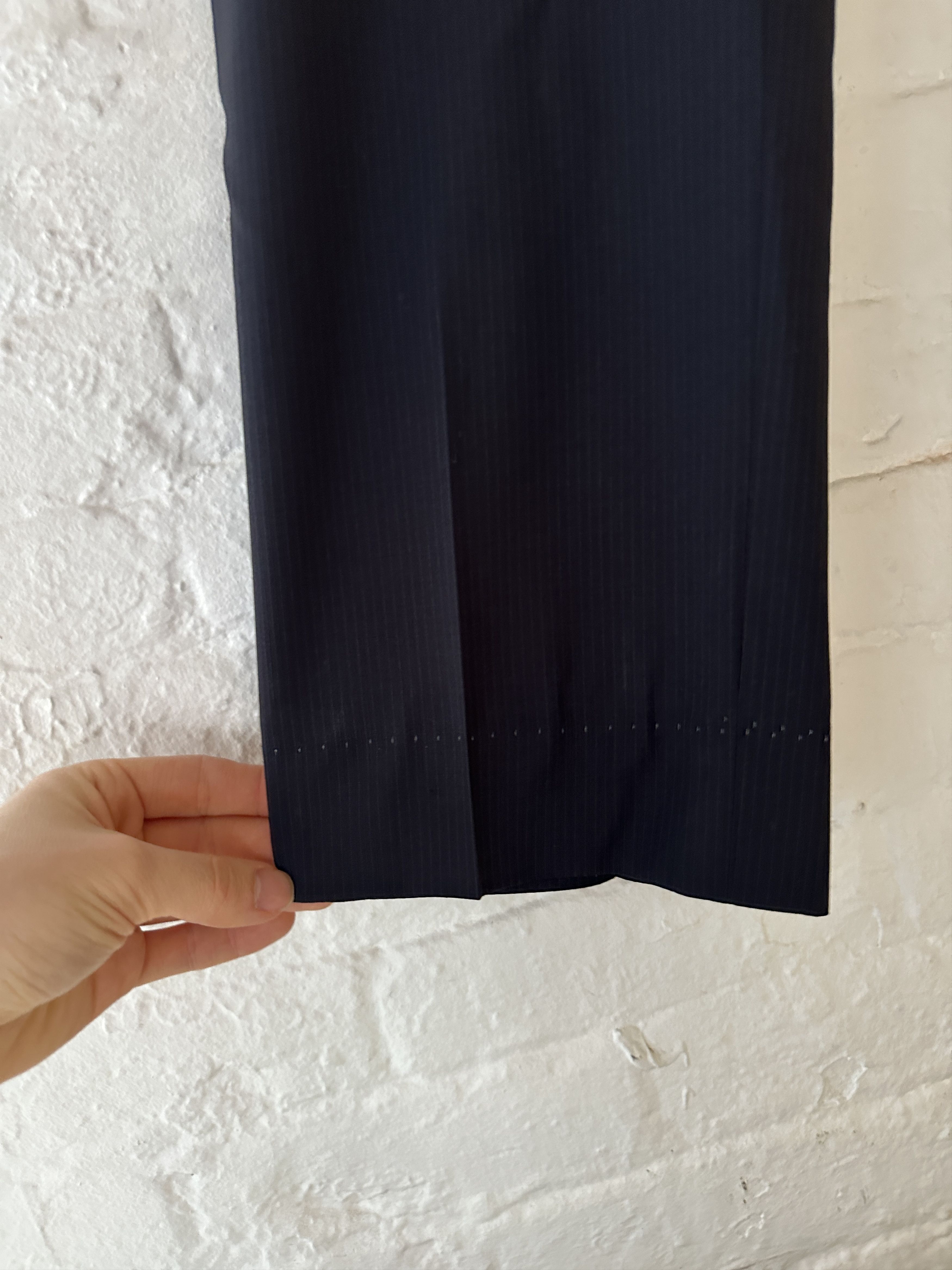 Prada Prada Pinstriped Wool Trousers Size US 34 / EU 50 - 3 Thumbnail