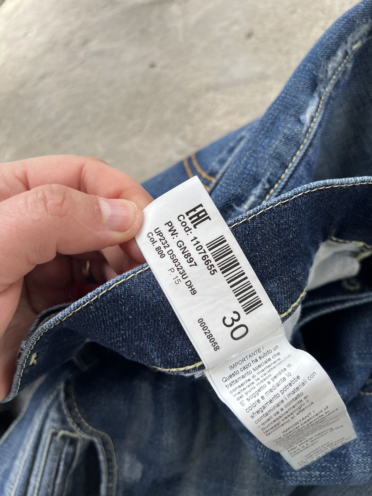Dondup Dondup George Skinny Fit Jeans Size US 30 / EU 46 - 7 Thumbnail
