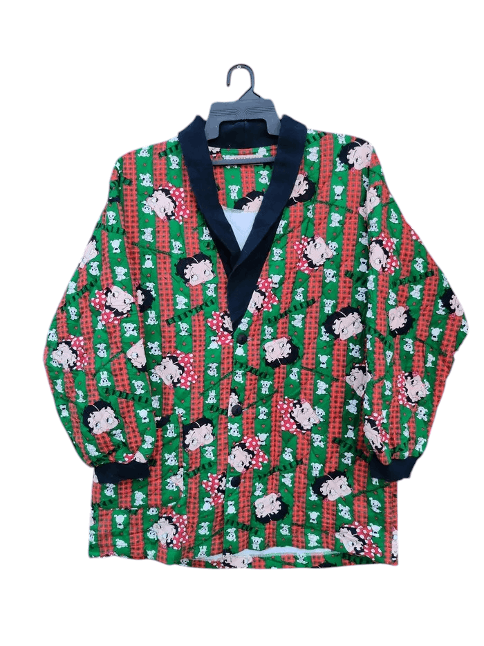 Japanese Brand BETTY BOOP FULL PRINT CARDI JACKET Size US XXL / EU 58 / 5 - 1 Thumbnail