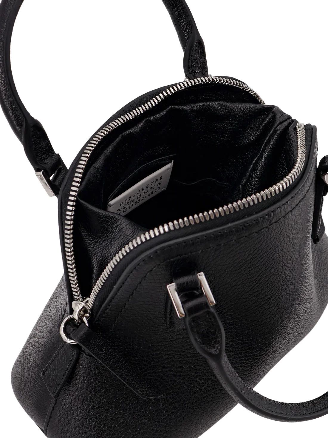 Maison Margiela Margiela 5AC Classique Micro Black Leather Top Handle Size ONE SIZE - 4 Thumbnail