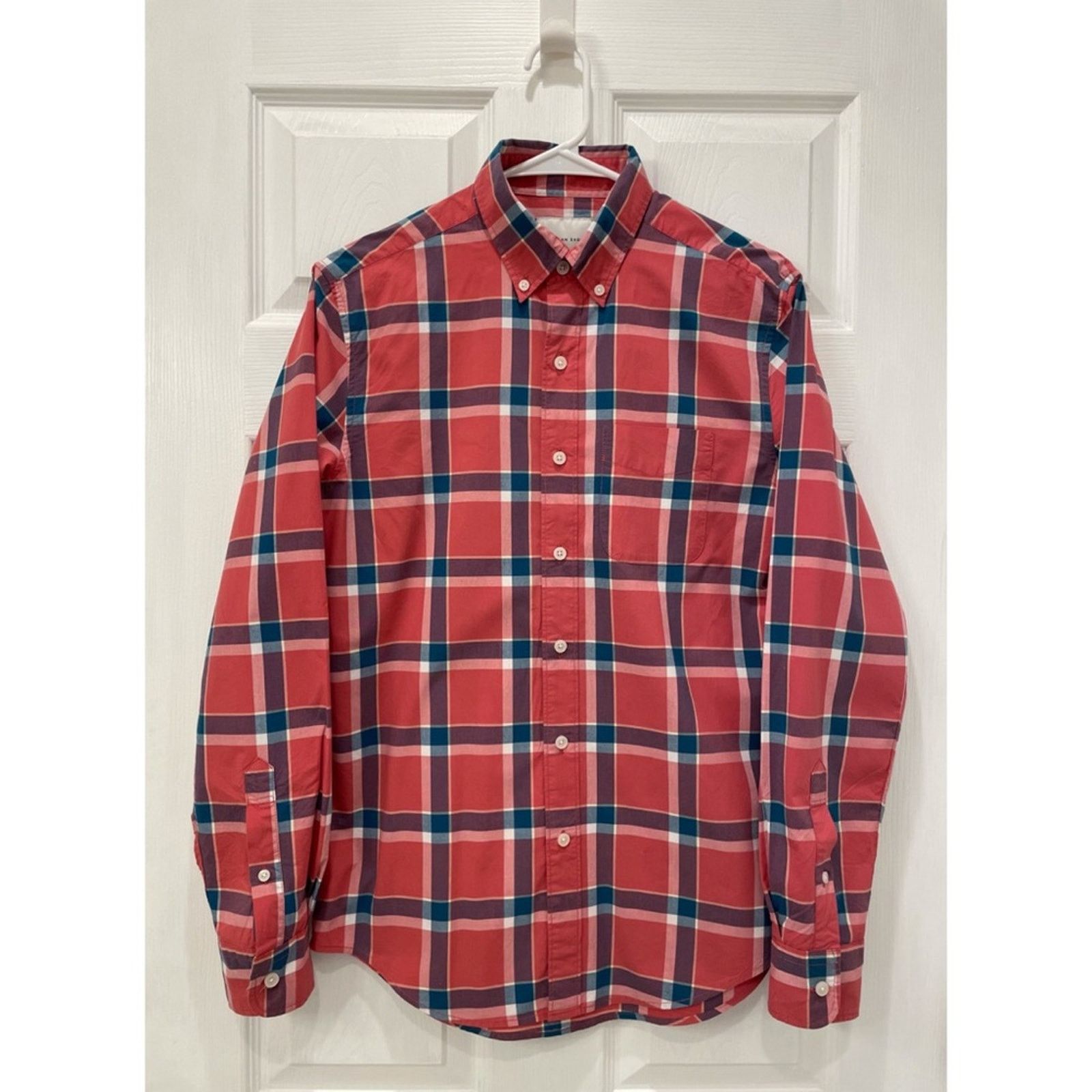 American Eagle Outfitters American Eagle Outfitters Plaid Poplin Button Down Shirt XS Size US XS / EU 42 / 0 - 1 Thumbnail