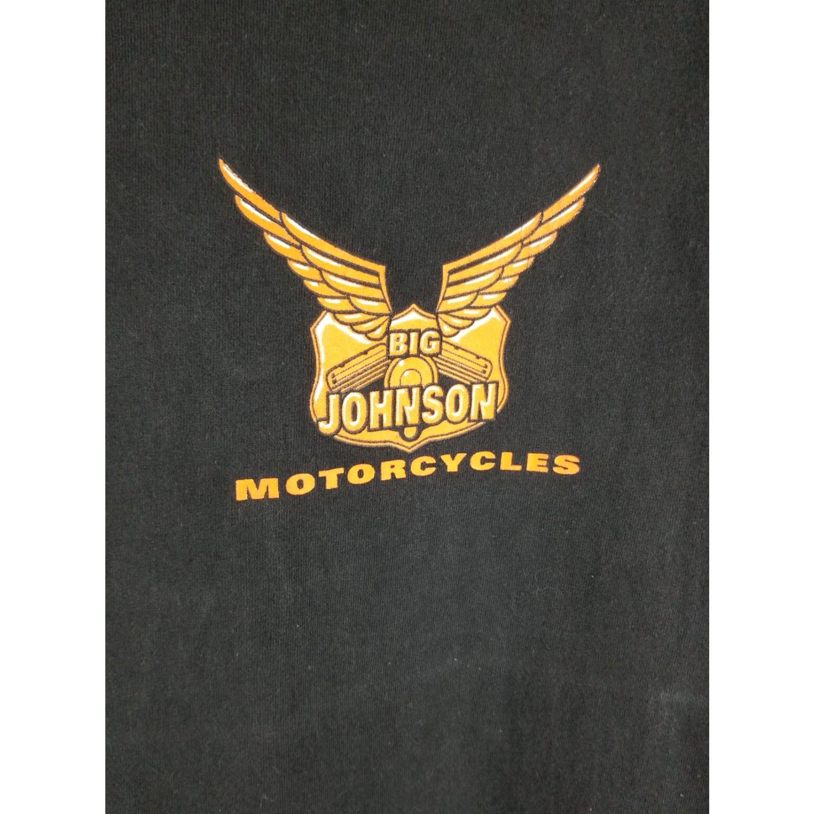 Big John VINTAGE 1999 BIG JOHNSON MOTORCYCLE THIS BITCH DOESN'T FALL OFF BLACK T-SHIRT L Size US L / EU 52-54 / 3 - 3 Thumbnail