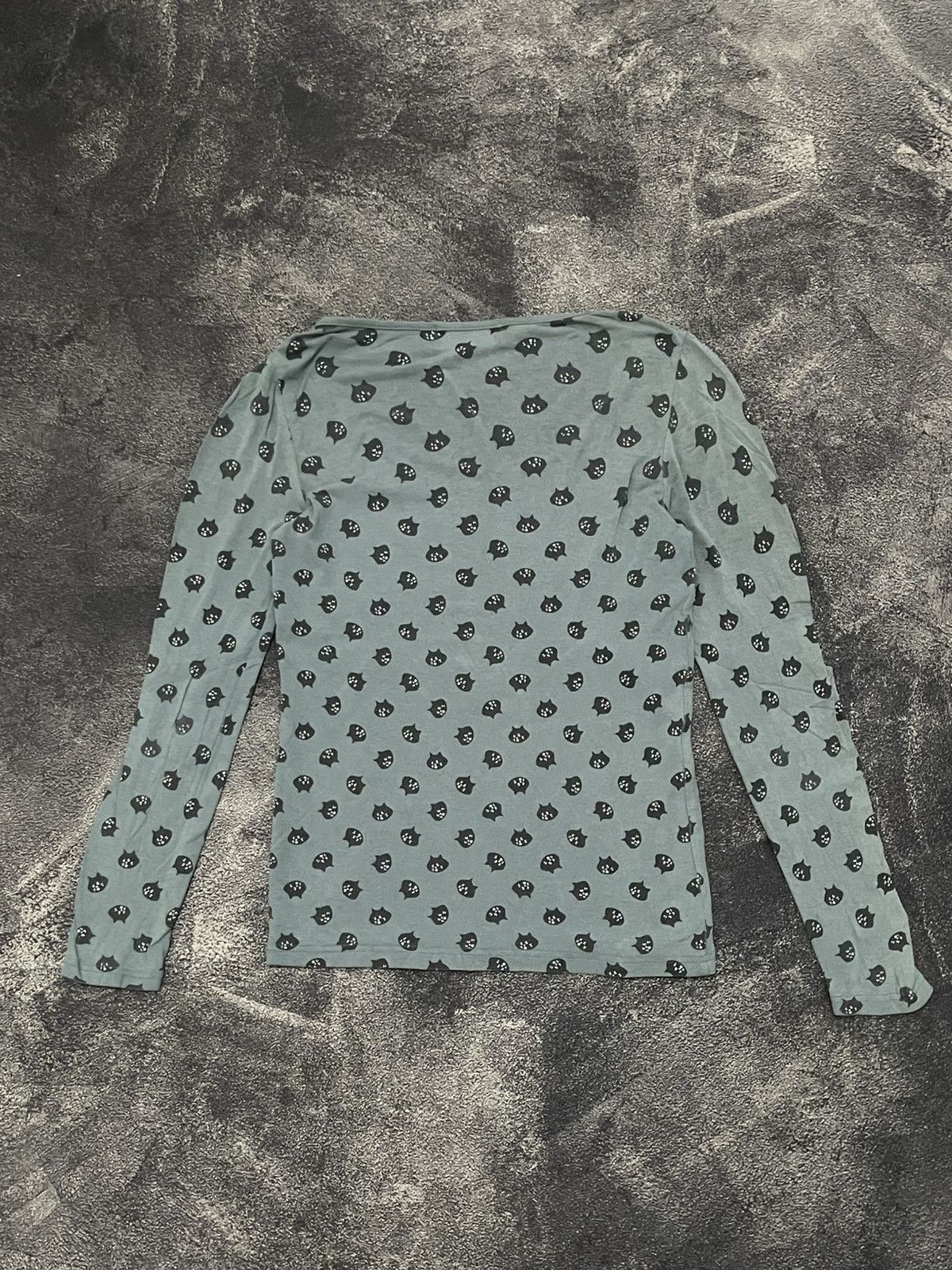 Issey Miyake ⏰NEED GONE⏰NE-NET ISSEY MIYAKE FULLPRINT CAT LONG SLEEVE Size US S / EU 44-46 / 1 - 2 Thumbnail