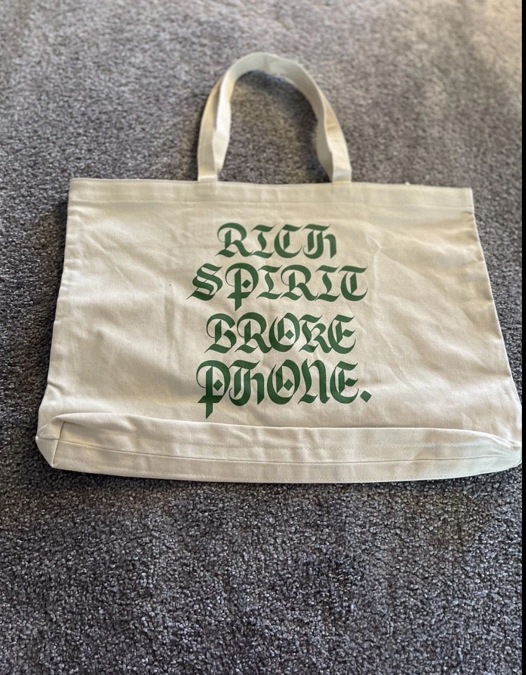 Kendrick Lamar Kendrick Lamar Tote- Rich Spirit Broke Phone Rare Size ONE SIZE - 1 Thumbnail