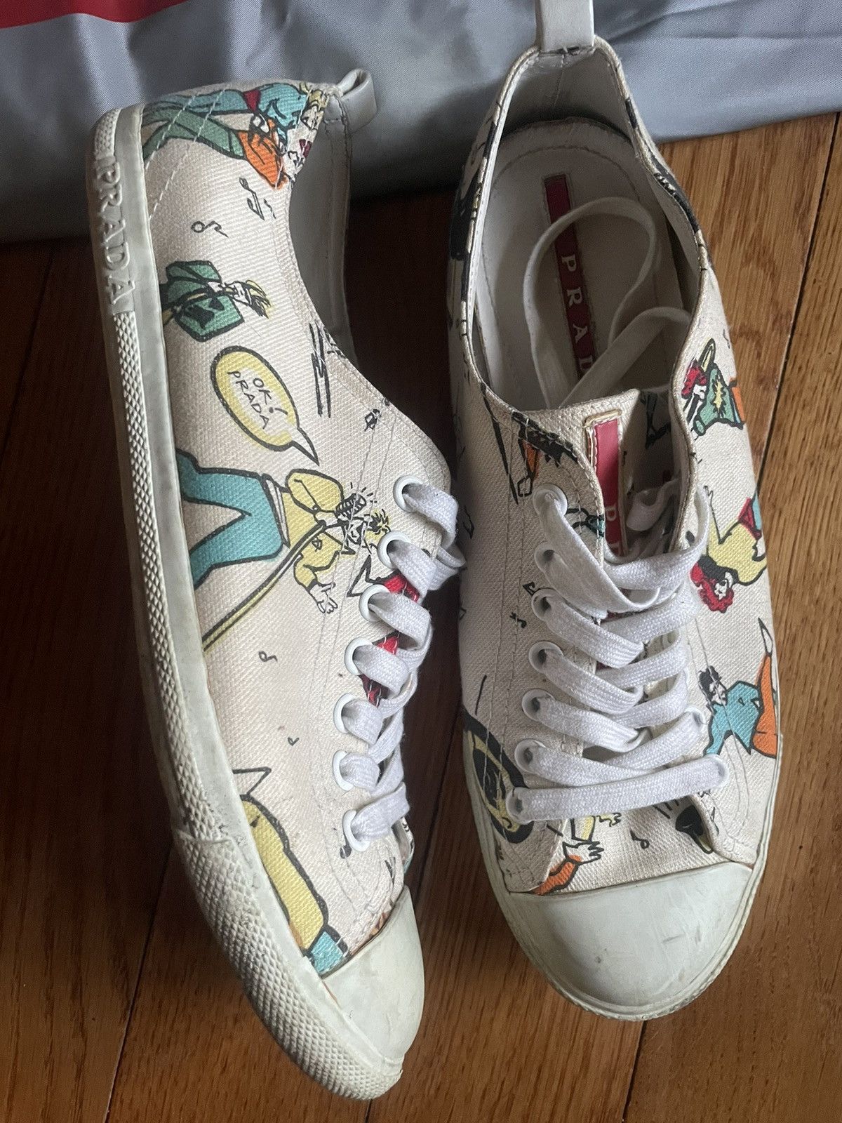Prada MEN’S PRADA LOWTOP RUNWAY CHUCKS Size US 7 / EU 40 - 2 Thumbnail