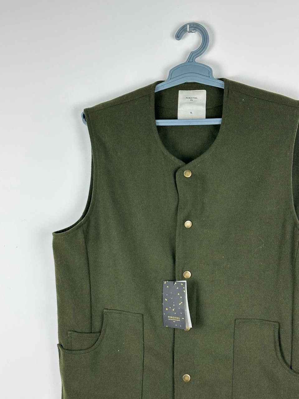 Percival Military Percival New Wool Casual Vest Size XL Size US XL / EU 56 / 4 - 3 Thumbnail