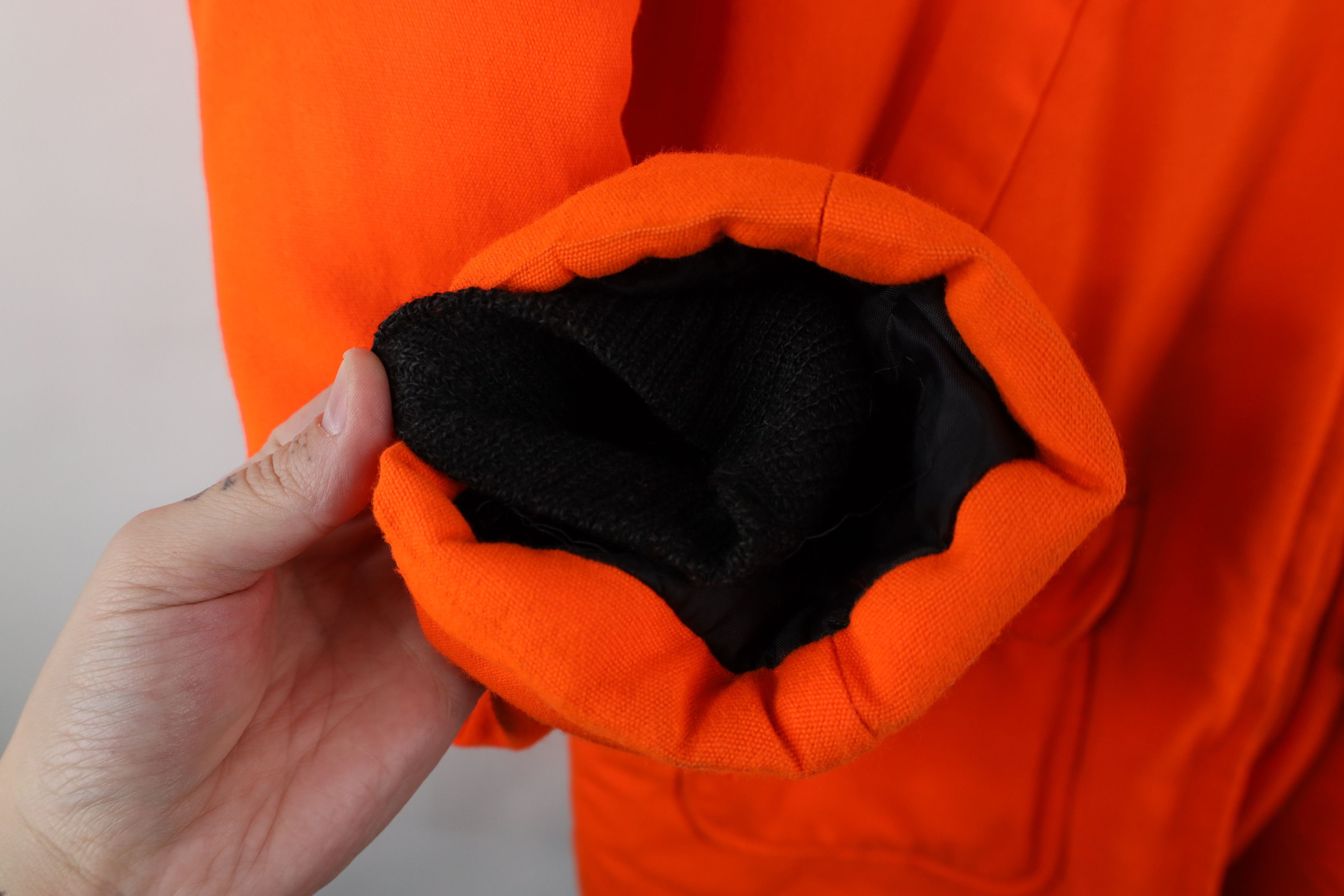 Vintage Vintage 70s Streetwear Hunting Birding Jacket Orange USA Size US XXL / EU 58 / 5 - 7 Thumbnail