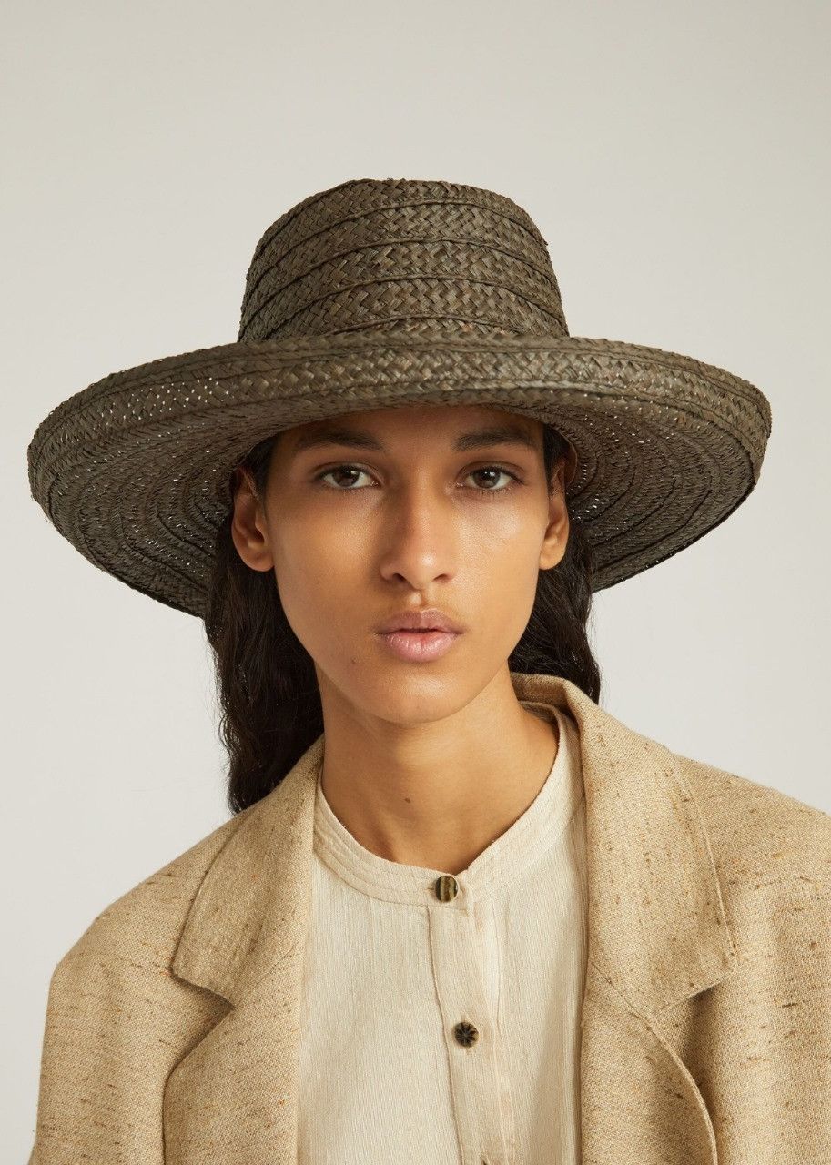 Loro Piana o1srvl11e0624 Size: OS FAM9319 Ofelia Hat in Brown Size ONE SIZE - 1 Thumbnail