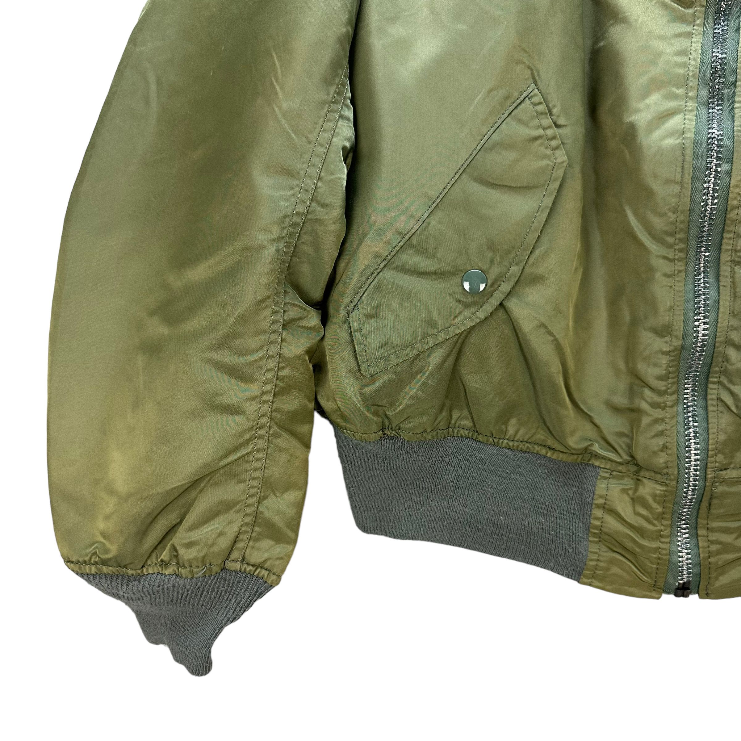 Alpha Industries VINTAGE ALPHA INDUSTRIES USAF MA-1 FLIGHT JACKET #7695-165 Size US L / EU 52-54 / 3 - 4 Thumbnail