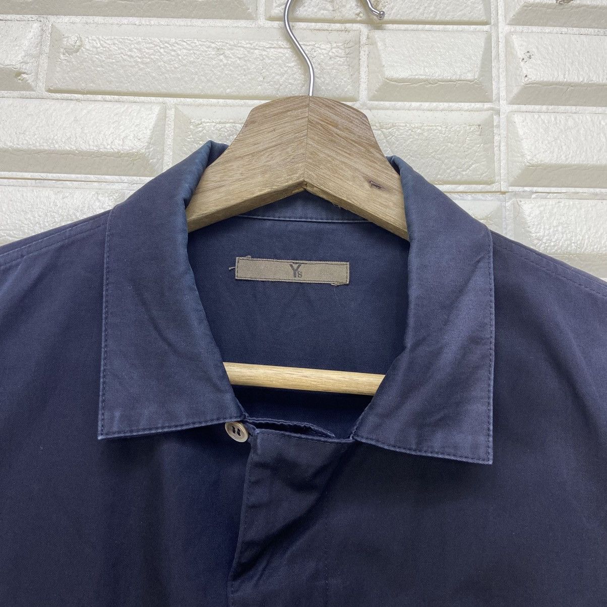 Yohji Yamamoto Vintage Y’s by Yohji Yamamoto Shirt Jacket Size US M / EU 48-50 / 2 - 19 Thumbnail