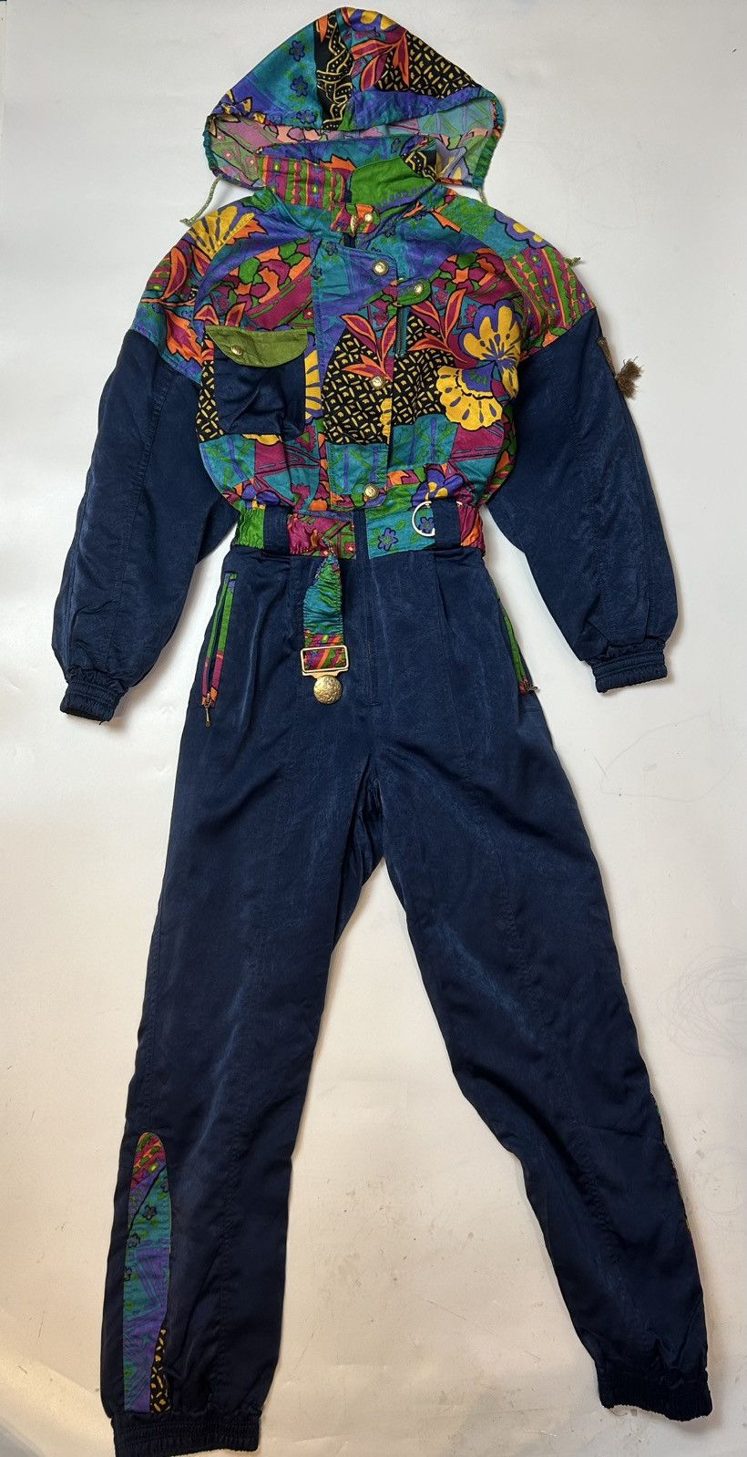 VINTAGE 80S VOLPE NEVE SKI SUIT