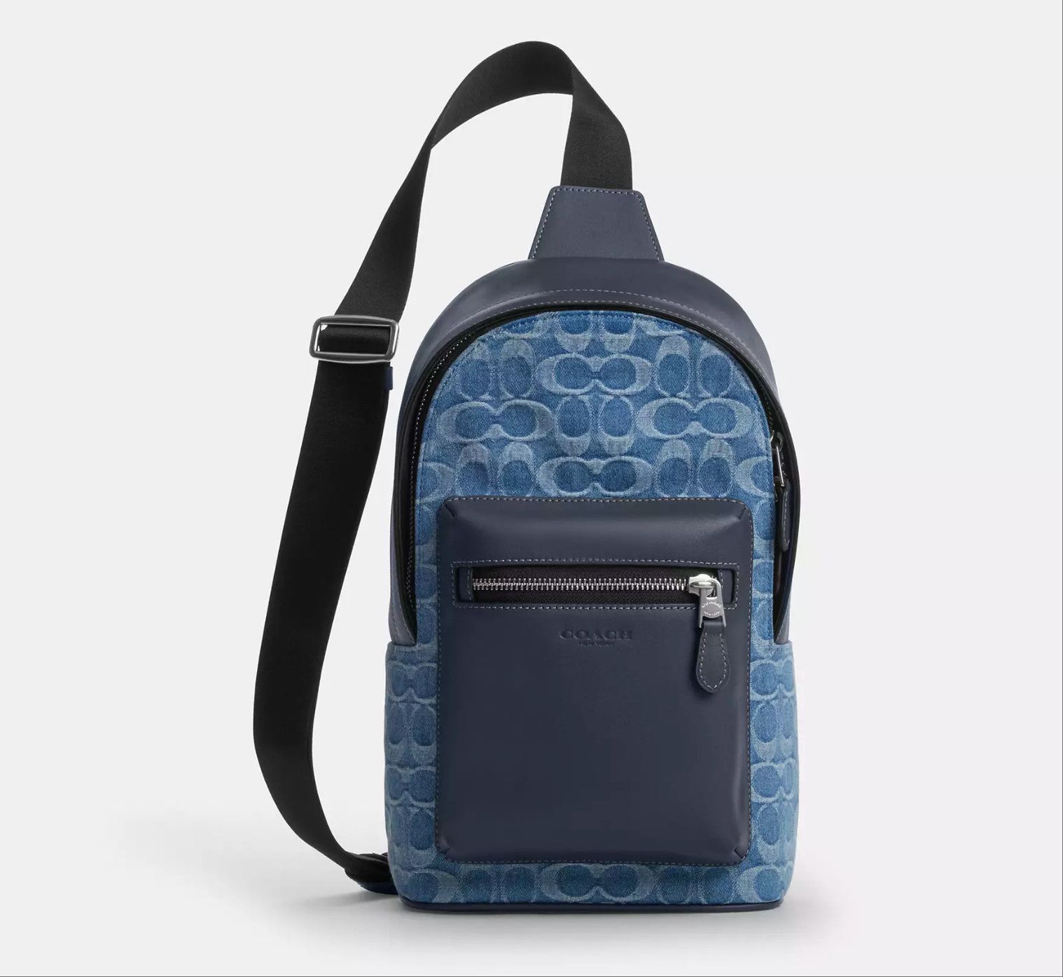 Coach West Pack In Signature Denim CDF25 Size ONE SIZE - 5 Thumbnail