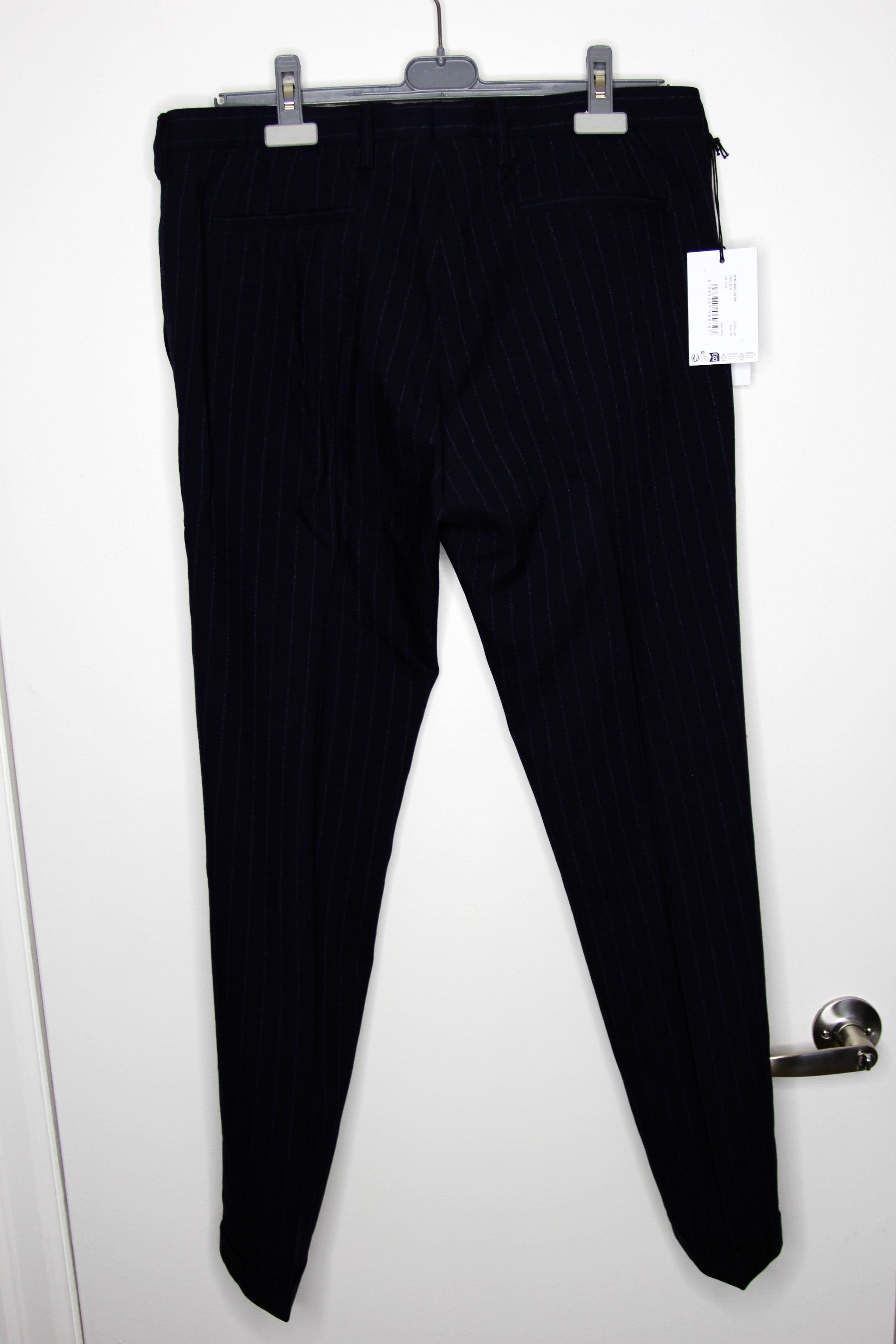Paul Smith BNWT AW25 PAUL SMITH SEWN TURN-UPS PINSTRIPED PANTS 34 Size US 34 / EU 50 - 3 Thumbnail