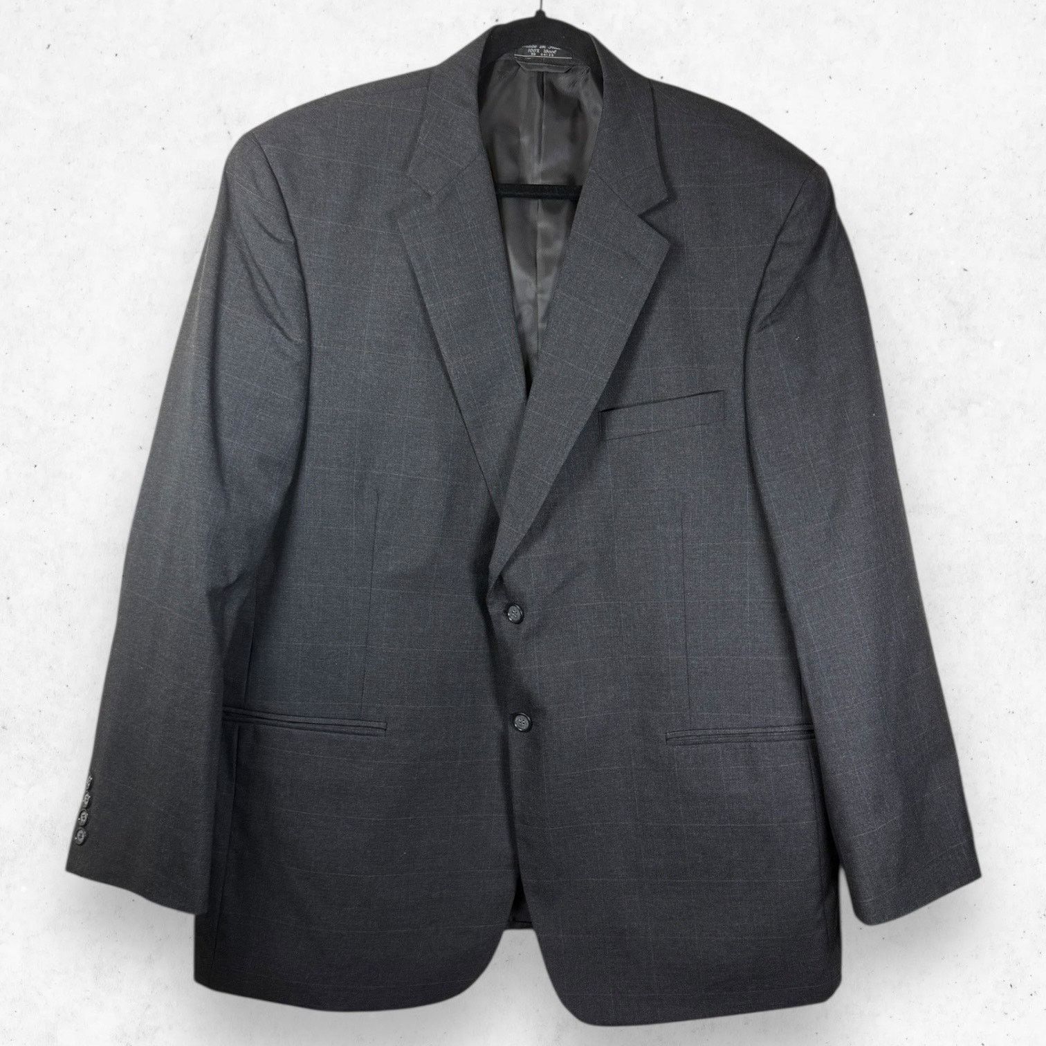Banks Journal Jeffrey Banks 100% Pure Wool Coat 2 Buttons 48in Chest Size US XL / EU 56 / 4 - 1 Thumbnail