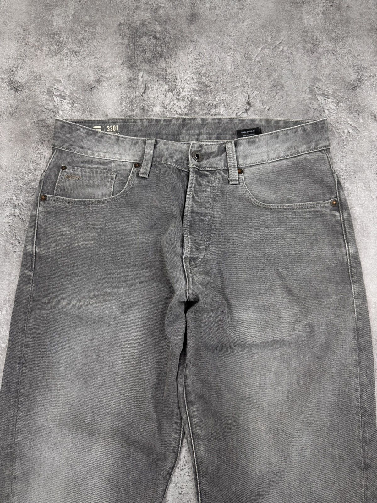 G-Star G-Star Raw Men Cotton Jeans Grey Size 33 Size US 33 - 2 Thumbnail