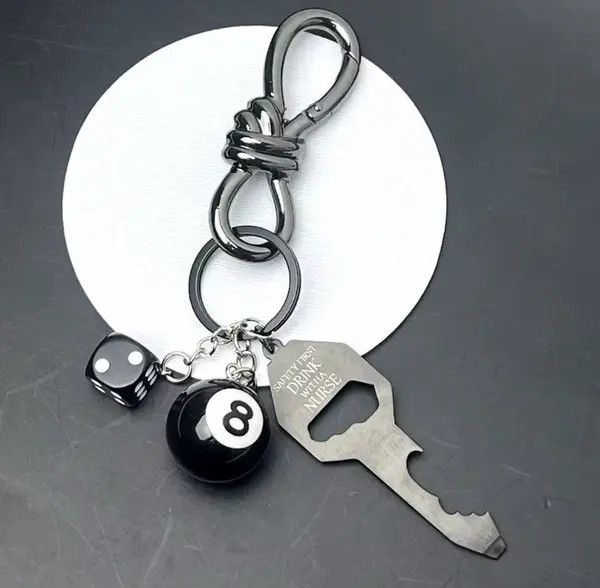 Japanese Brand Silver Chain Jeans Carabiner Size ONE SIZE - 3 Thumbnail