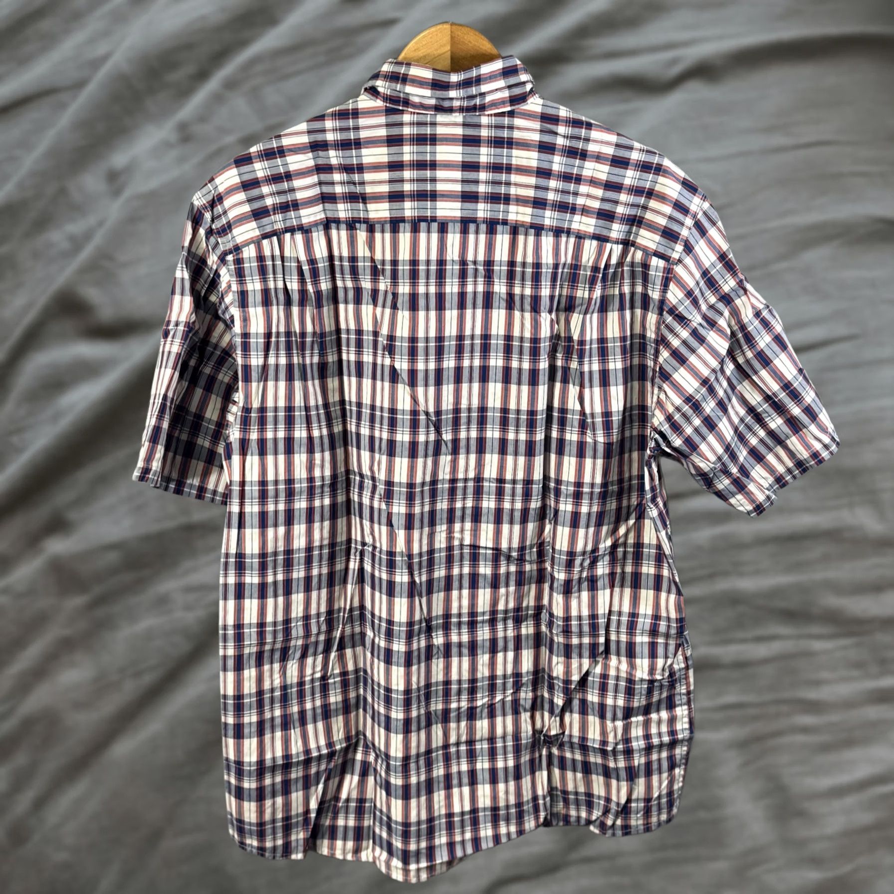 Pendleton Pendleton Shirt Mens XL Blue Red Plaid Short Sleeve Button-Down Cotton Pocket Size US XL / EU 56 / 4 - 1 Thumbnail