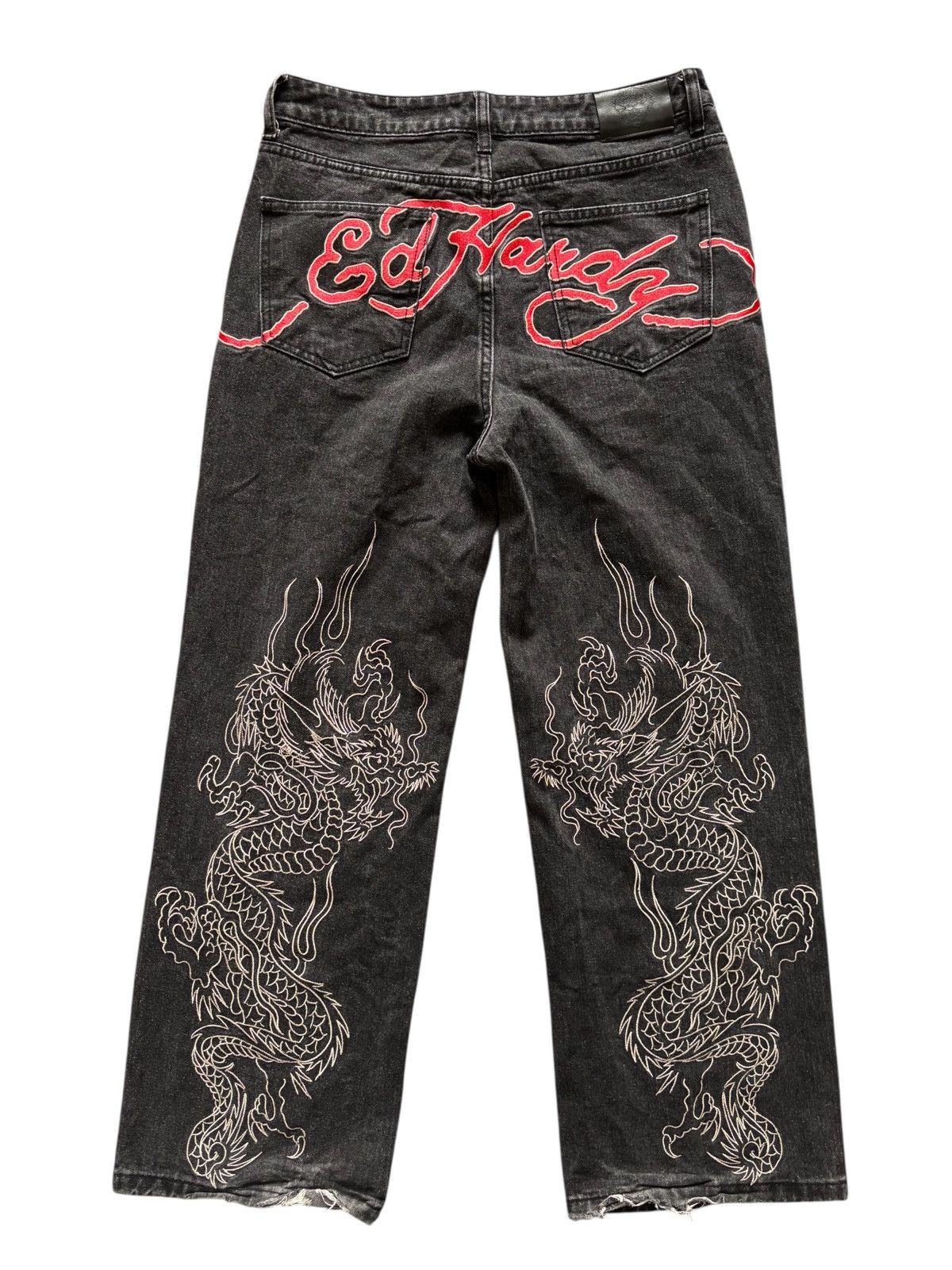 Ed Hardy Ed Hardy Embroidery Denim Jeans Size US 30 / EU 46 - 1 Thumbnail