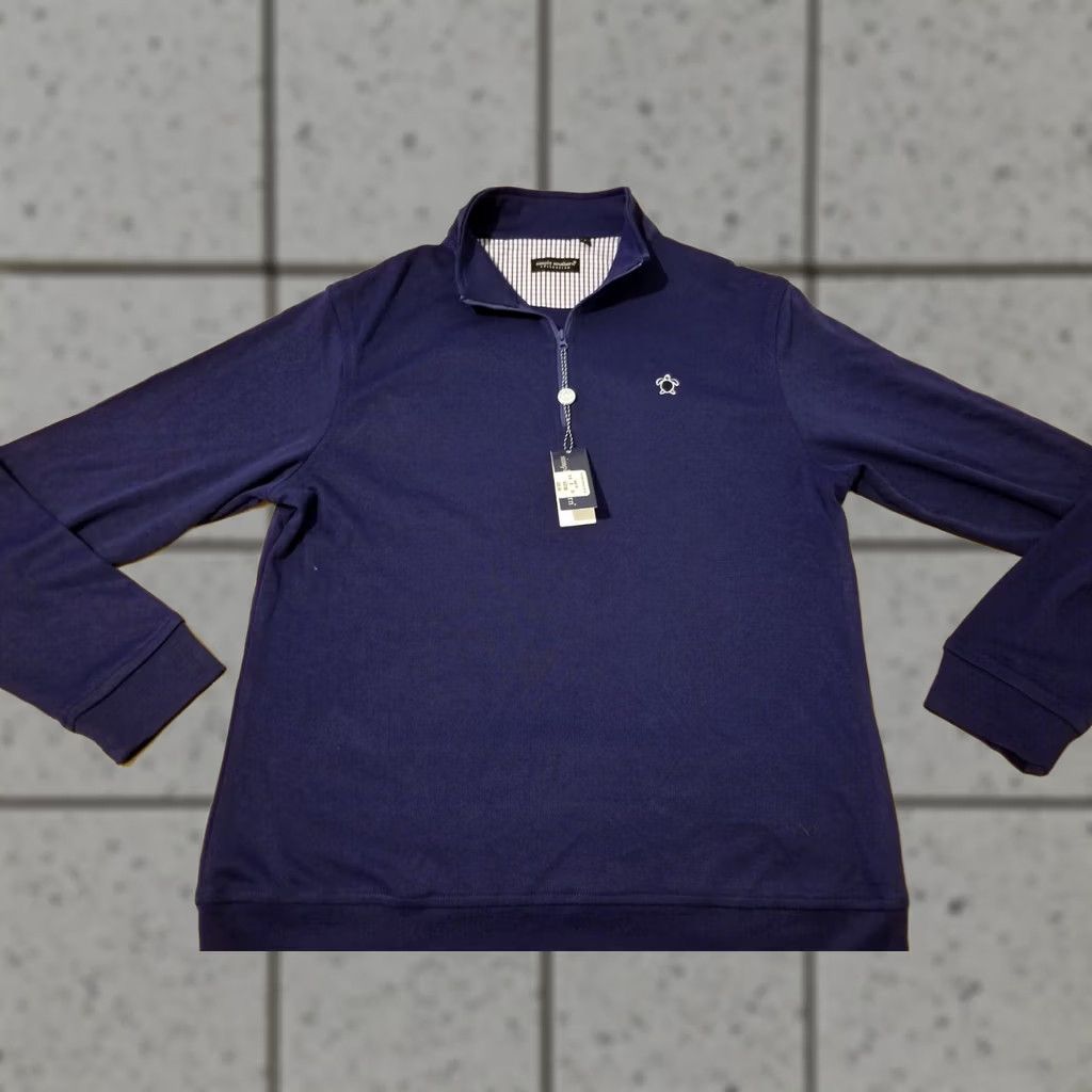 Vintage Simply Southern Sweater Half Zip Pullover Navy Blue Cotton Small Mens Size US S / EU 44-46 / 1 - 1 Thumbnail