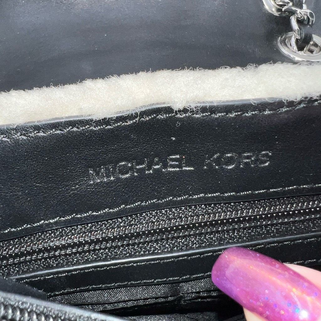 Michael Kors Michael Kors Sloan Shearling Small Chain Shoulder Bag Size ONE SIZE - 9 Thumbnail