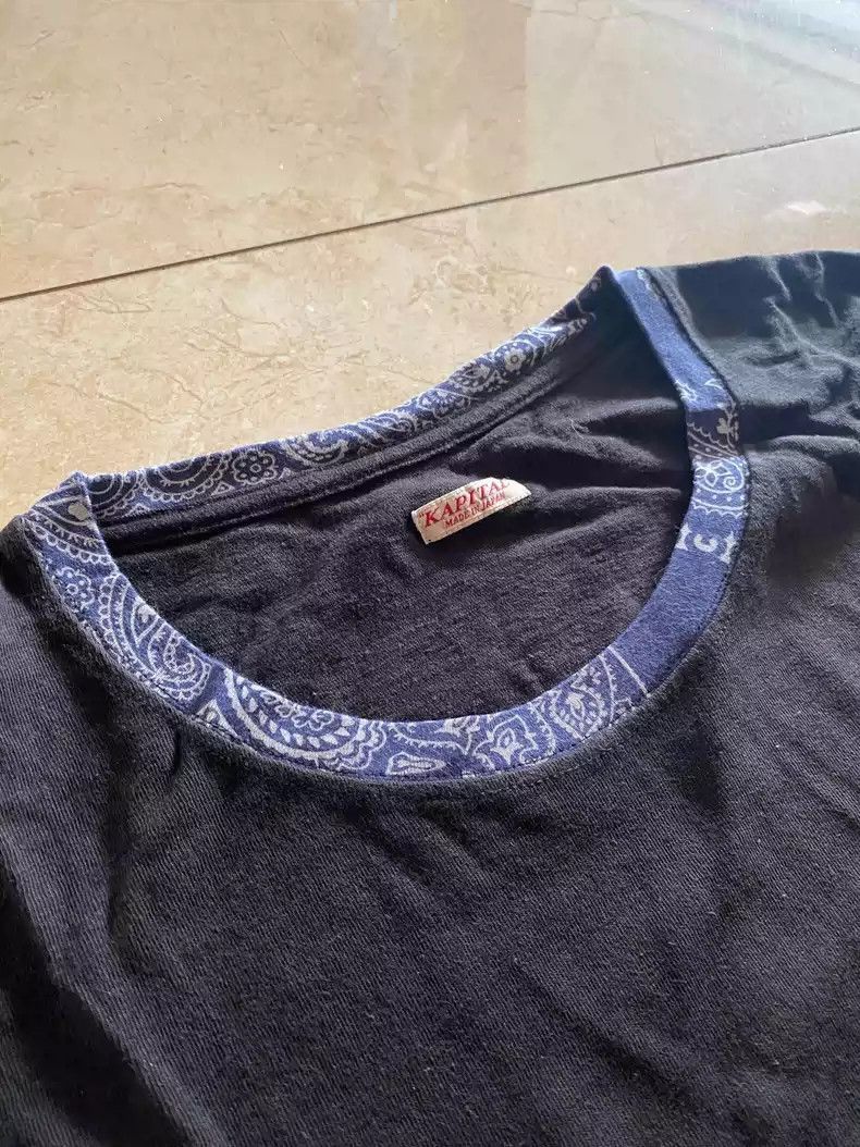 Kapital Kapital kapital long tee cashew flower sleeve-2507 Size US XL / EU 56 / 4 - 4 Thumbnail
