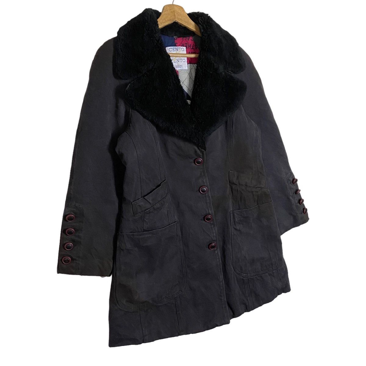 Iceberg Vintage Cento X Cento by Iceberg Italy Double Breasted Fur Size M / US 6-8 / IT 42-44 - 4 Thumbnail