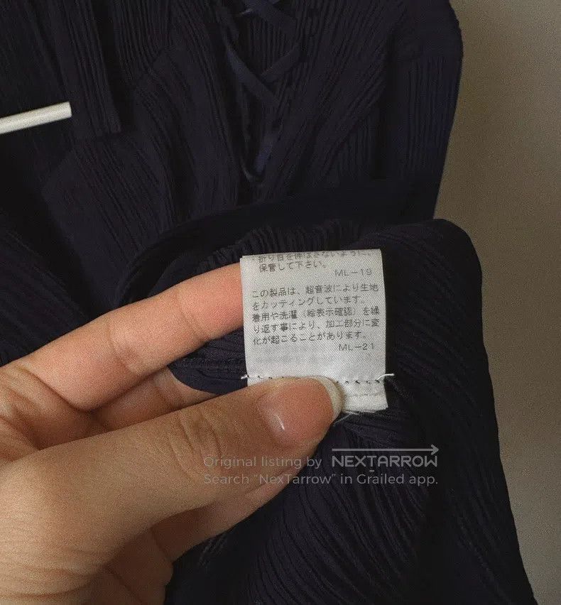 Issey Miyake Issey Miyake Navy Blue Drawstring Suit Jacket Size M / US 6-8 / IT 42-44 - 5 Thumbnail
