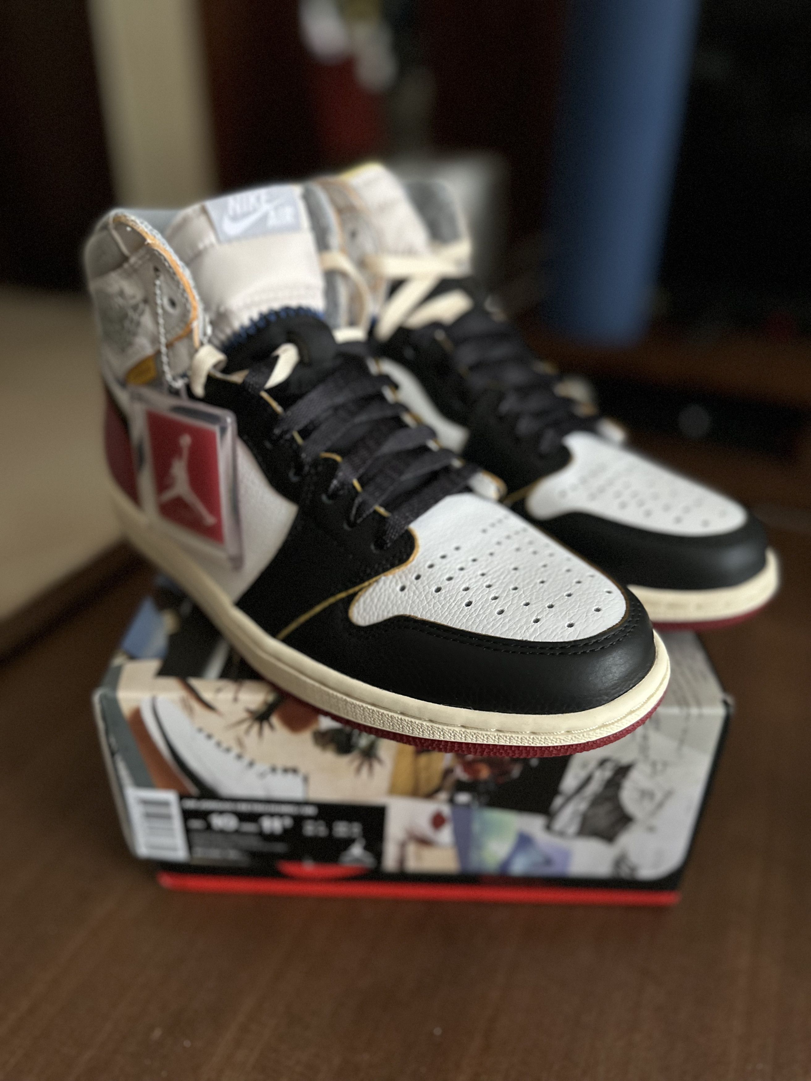 Jordan Brand × Union LA Jordan 1 Union “Black Toe” Size US 10 / EU 43 - 1 Thumbnail
