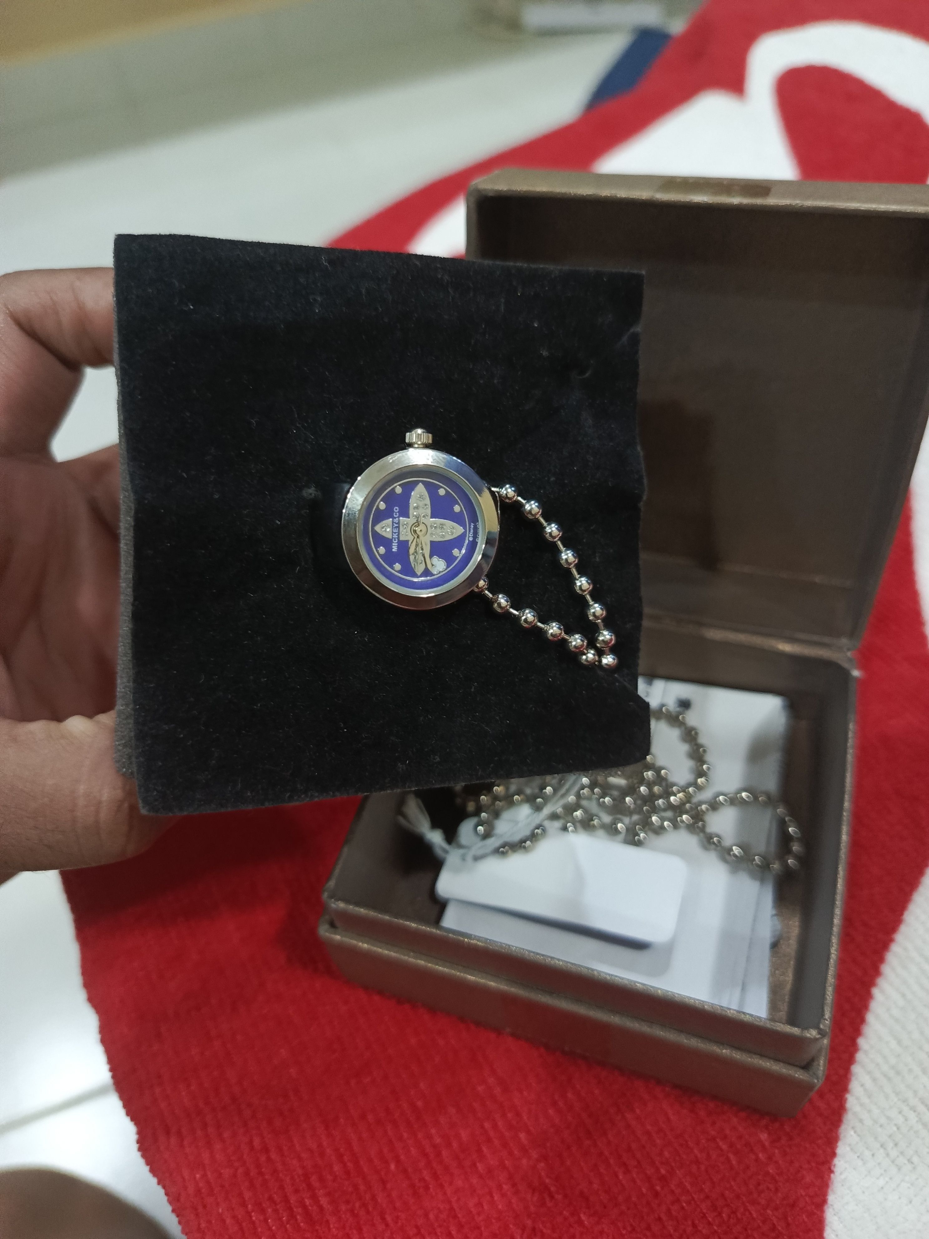 Disney Disney Mickey & Co. ring watch on a ball chain necklace. Size ONE SIZE - 3 Thumbnail