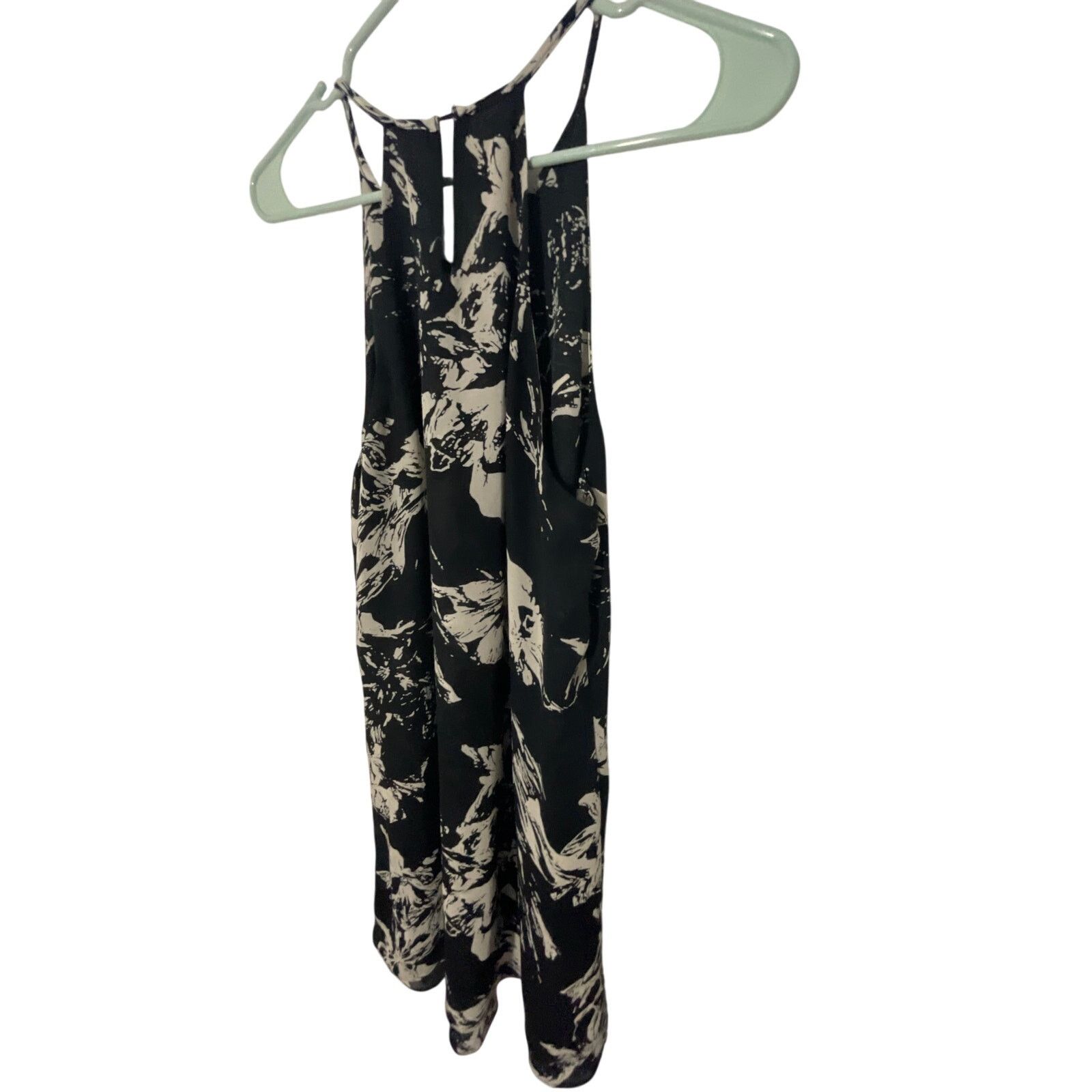 Parker NWT Parker Elegant Keyhole Halter Black Floral Dress S Size S / US 4 / IT 40 - 6 Thumbnail