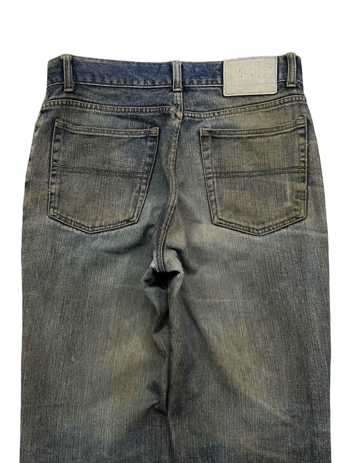 Japanese Brand Vintage Japanese Brand | Faded Mud Wash Distressed Jeans Size US 31 - 5 Thumbnail