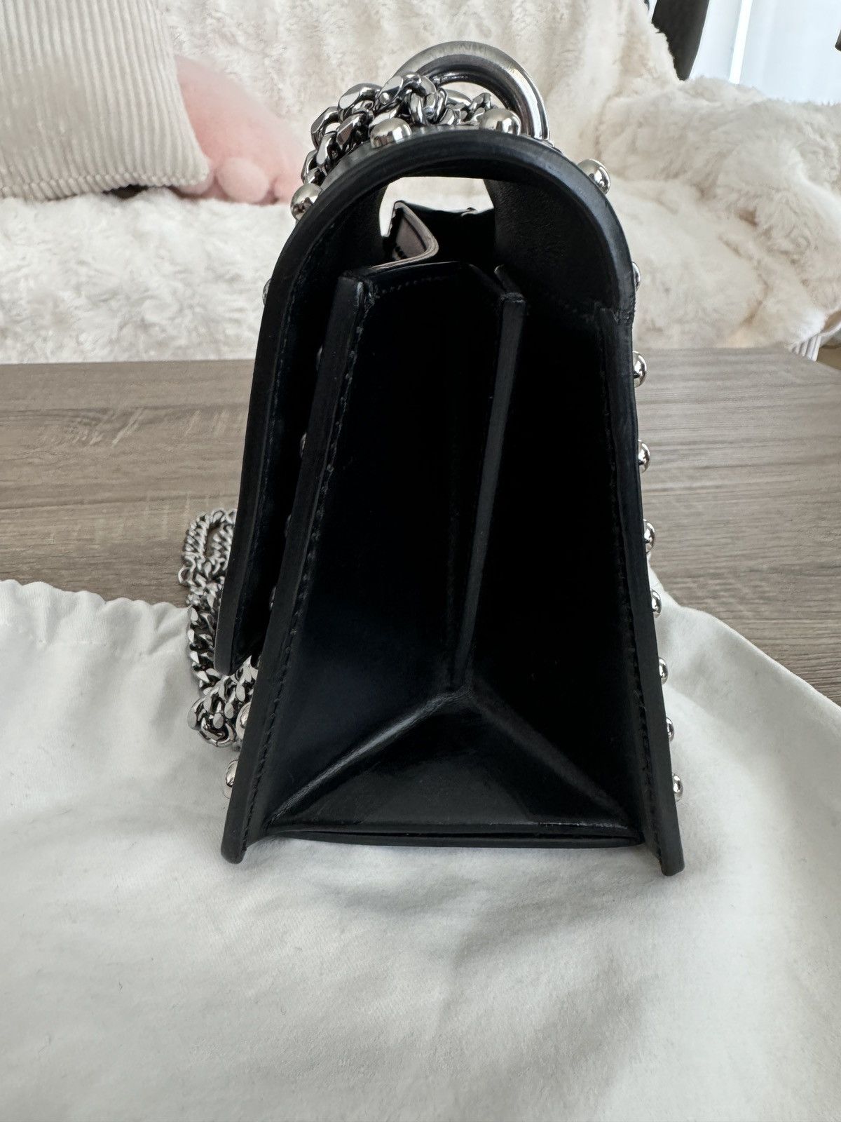 Balmain Balmain Baby Box Studded Shoulder Bag Size ONE SIZE - 5 Thumbnail