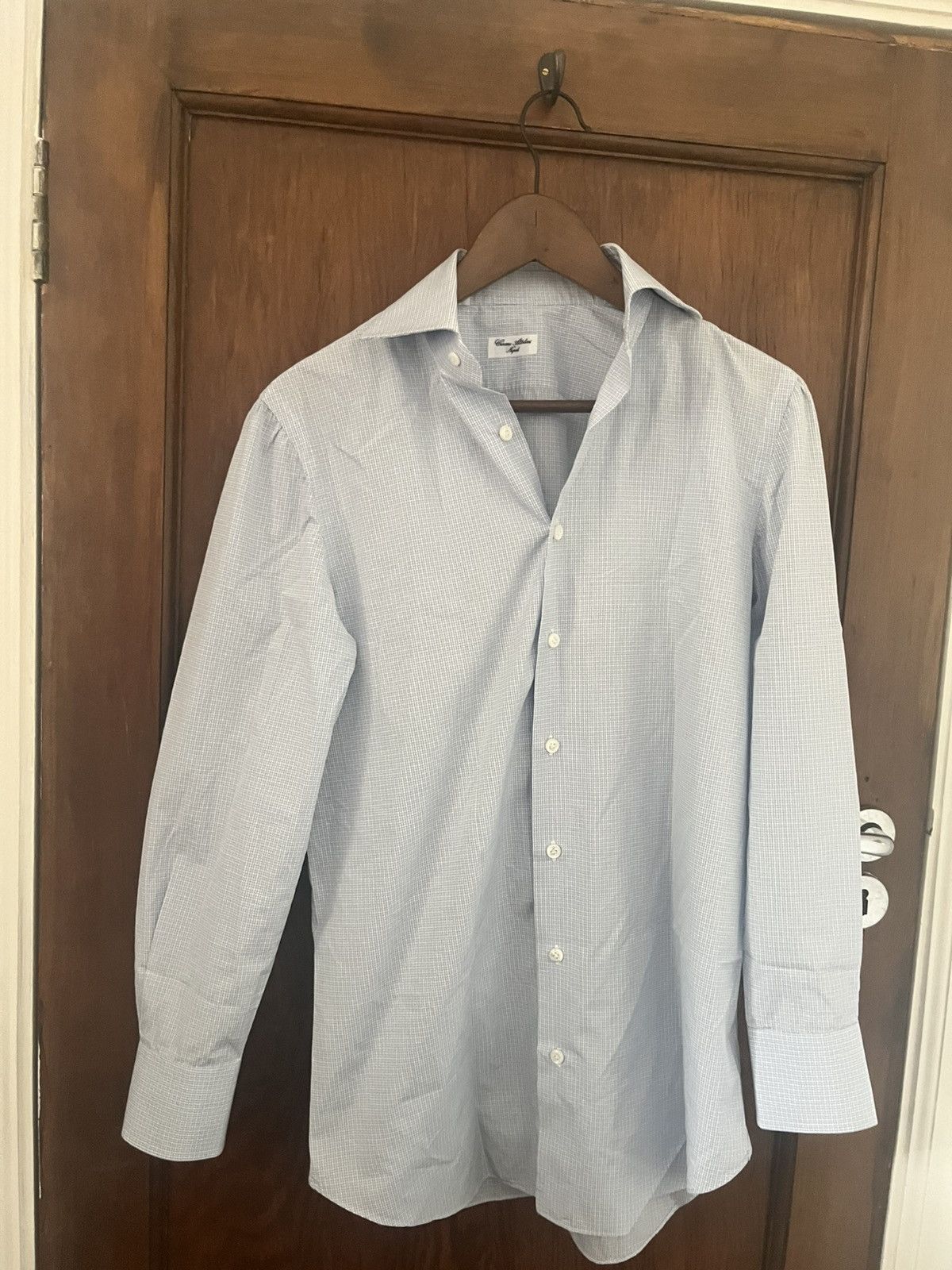 Cesare Attolini Cesare attolini blue and white shirt size 38 15 Size US S / EU 44-46 / 1 - 1 Thumbnail