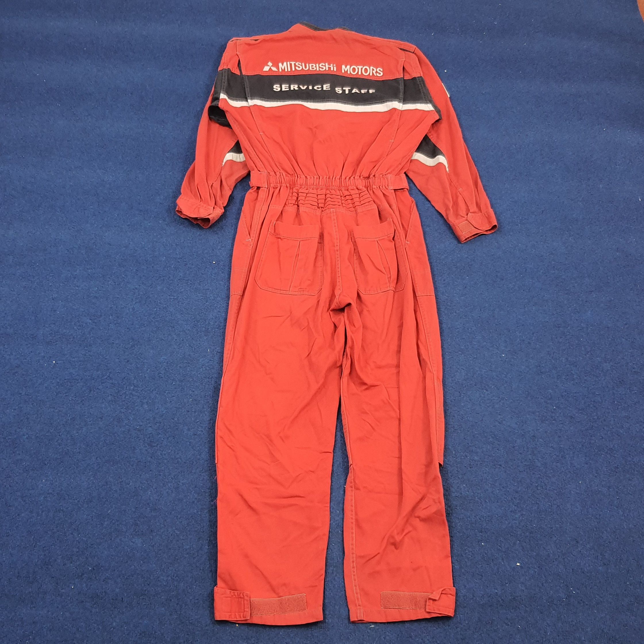 Japanese Brand × Vintage Vintage Ralli Art Mitsubishi Motors Japan Workwear Coverall Size US M / EU 48-50 / 2 - 2 Thumbnail