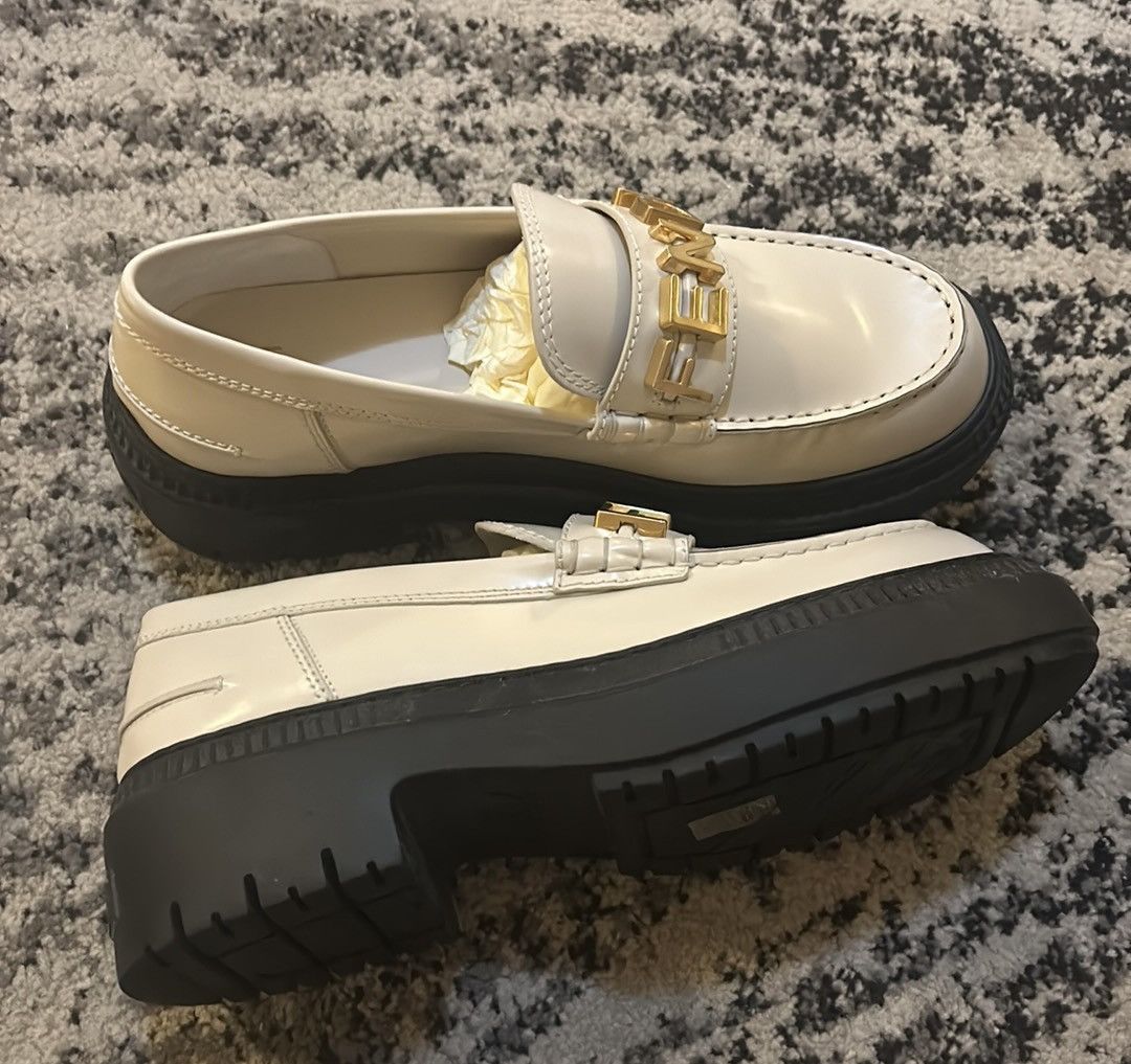 Fendi FENDI Vitello Abrasivato Fendigraphy 50mm Loafers Size US 11 / IT 41 - 3 Thumbnail
