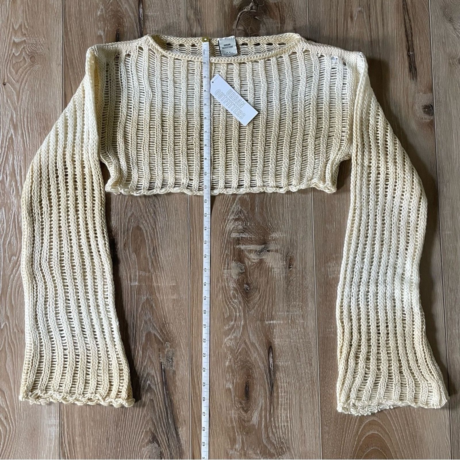 Urban Outfitters Urban Outfitters Ladder-Knit Shrug Sweater M Size M / US 6-8 / IT 42-44 - 11 Thumbnail