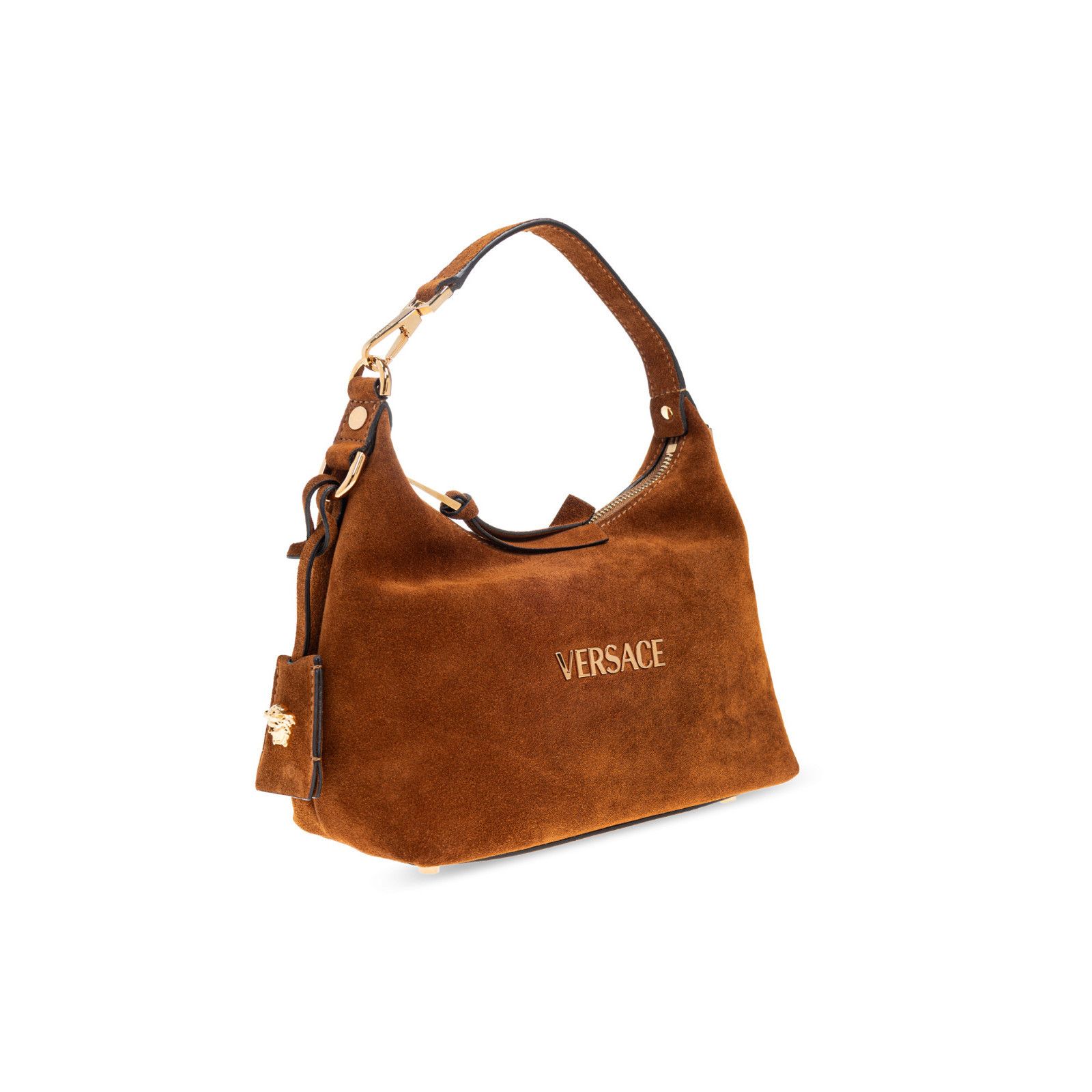 Versace VERSACE Brown Leather Top Handle Bag New & Authentic Size ONE SIZE - 3 Thumbnail