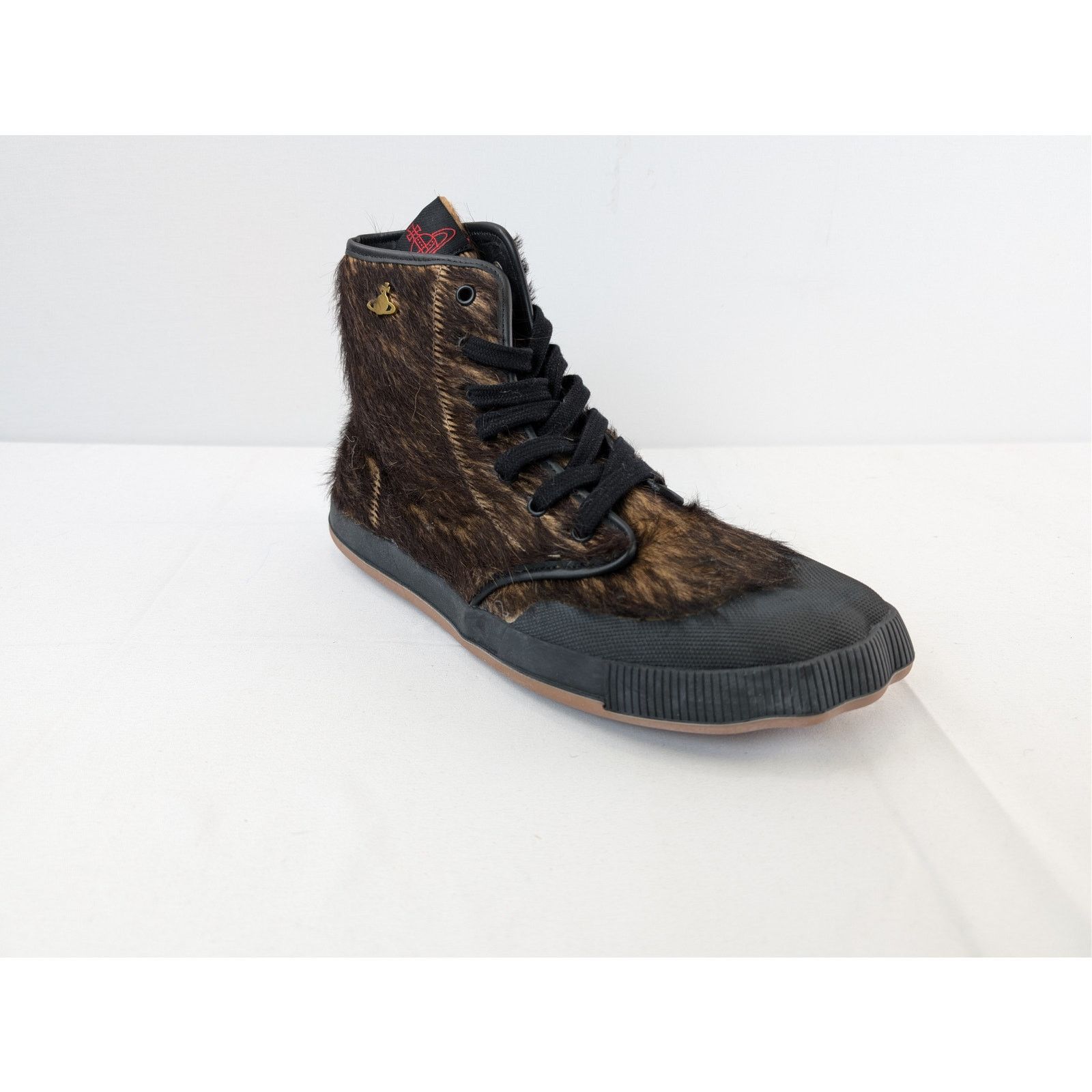 Vivienne Westwood o1rshd1 Animal Gym High Top Sneakers in Brown Size US 10 / EU 43 - 4 Thumbnail