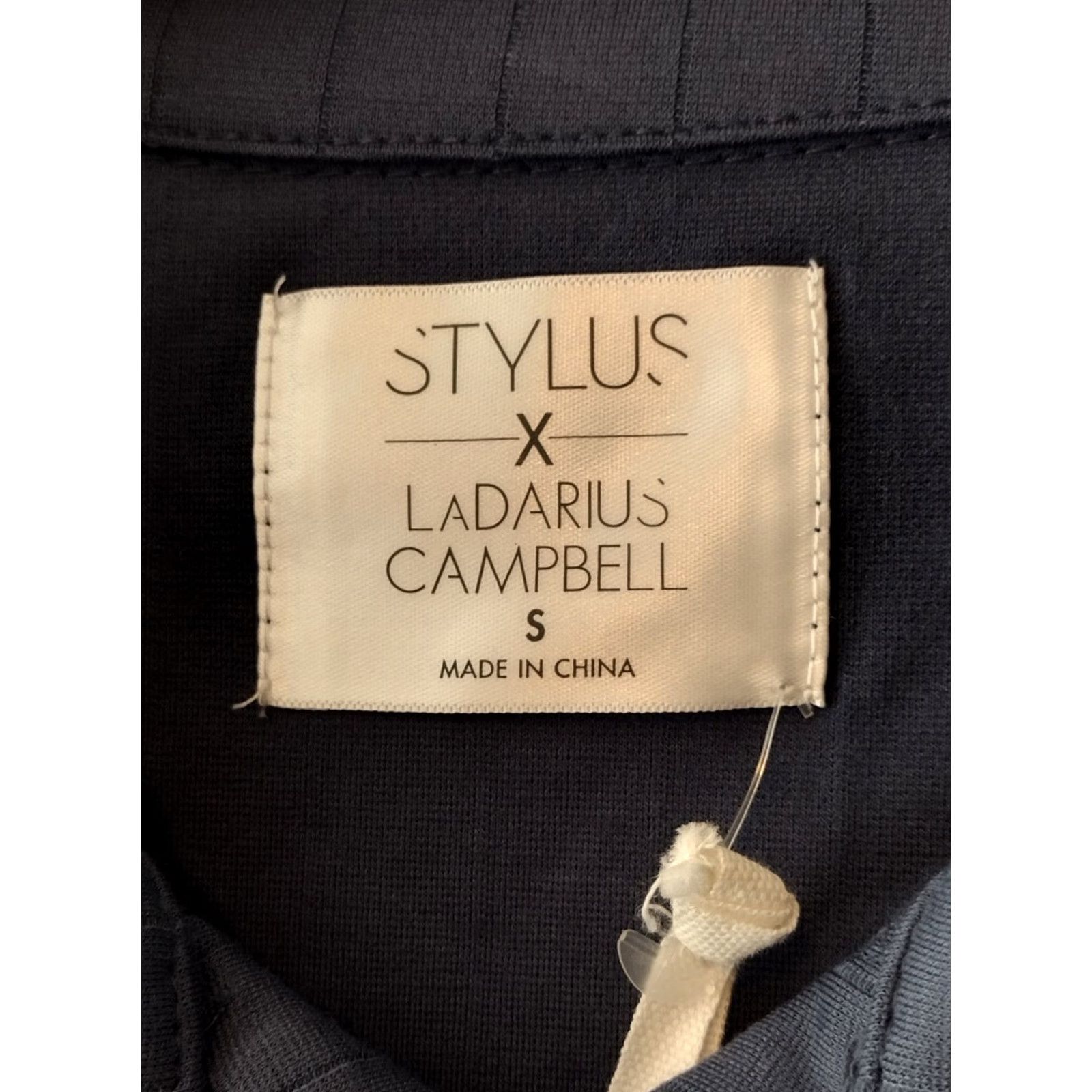 Vintage STYLUS Ladarius Campbell Light Striped Casual Shirt Blue Polo S/M Size US S / EU 44-46 / 1 - 6 Thumbnail