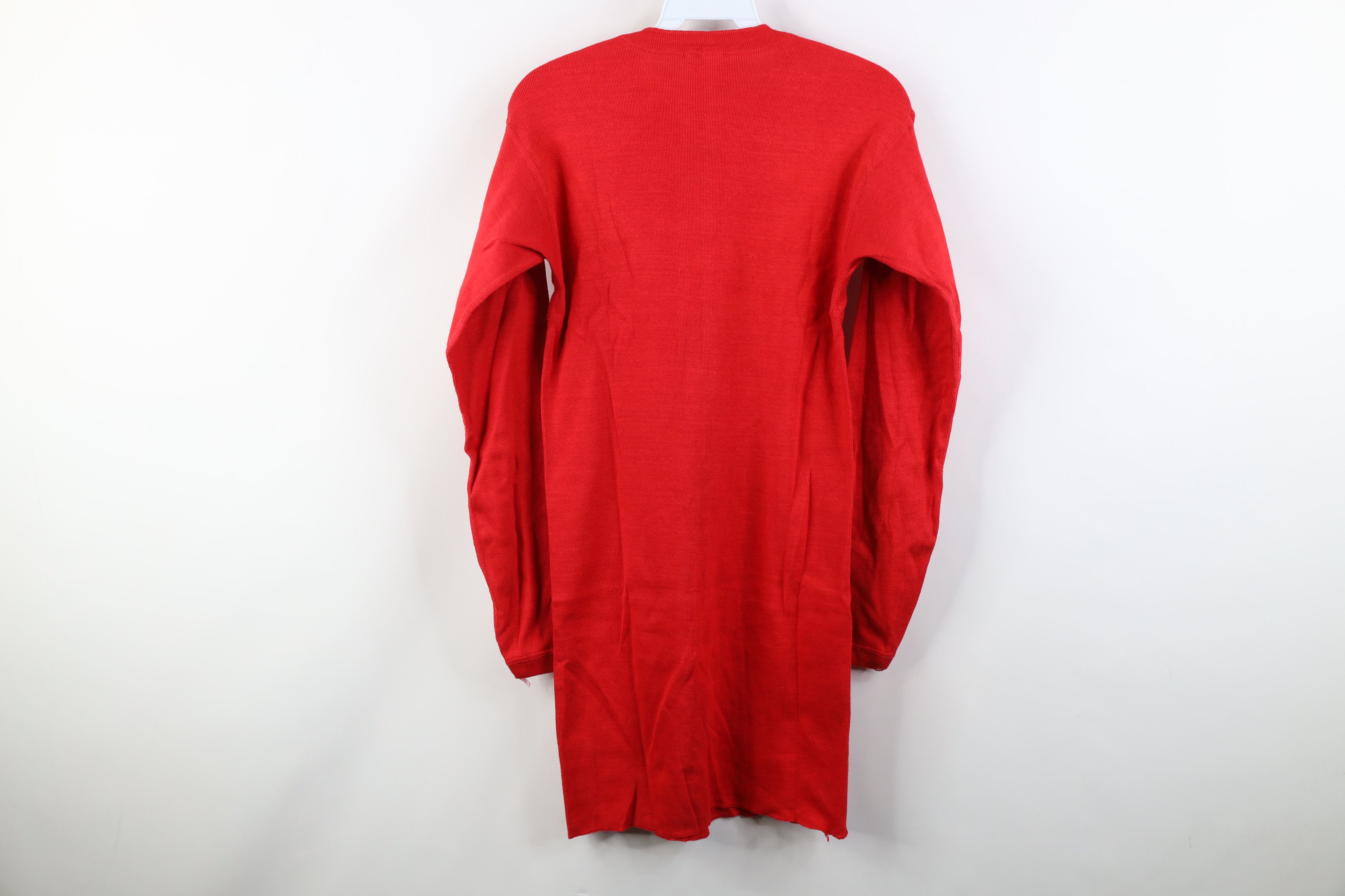 Vintage Deadstock Vintage 50s Healthknit Ribbed Henley T-Shirt USA Size US M / EU 48-50 / 2 - 10 Thumbnail