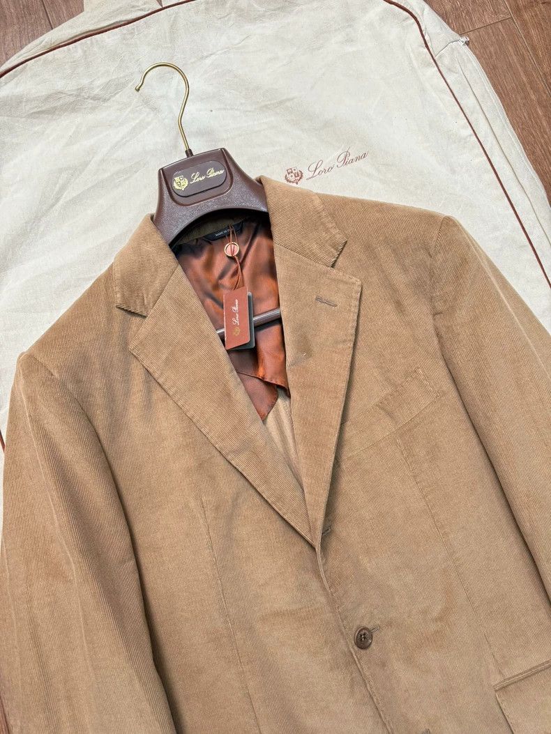 Loro Piana LORO PIANA Island cotton corduroy suit jacket Size US M / EU 48-50 / 2 - 2 Thumbnail
