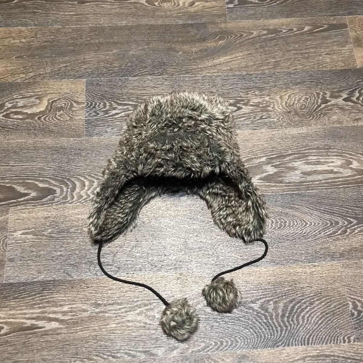 20471120 Vintage Mohair Hat with Ear Flaps Beanie Wool Fur Size ONE SIZE - 2 Thumbnail