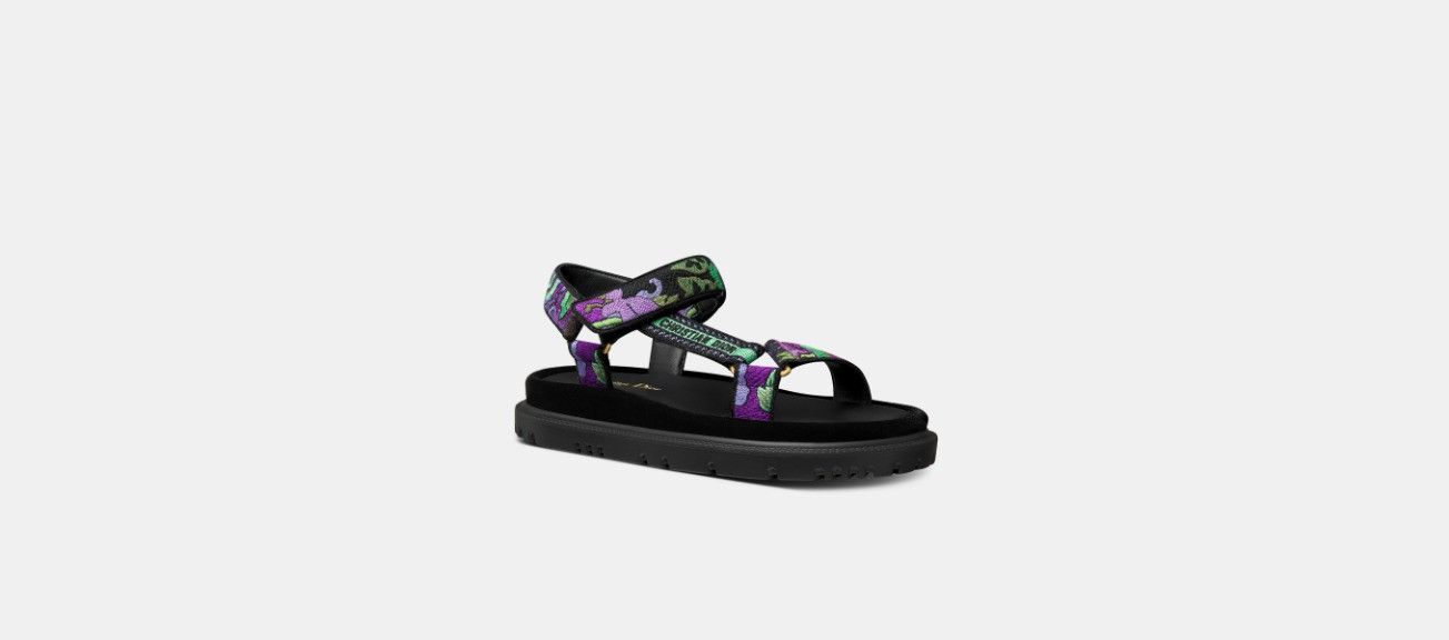 Dior o1w1db10724 D-Wave Sandals in Multicolor Size US 12 / IT 42 - 2 Thumbnail